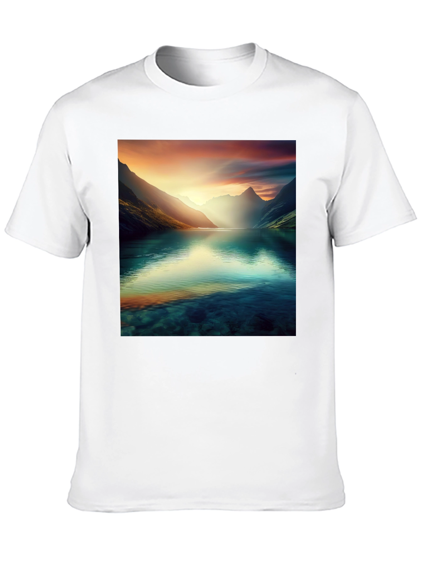 Scenic Mountain Lake T-Shirt