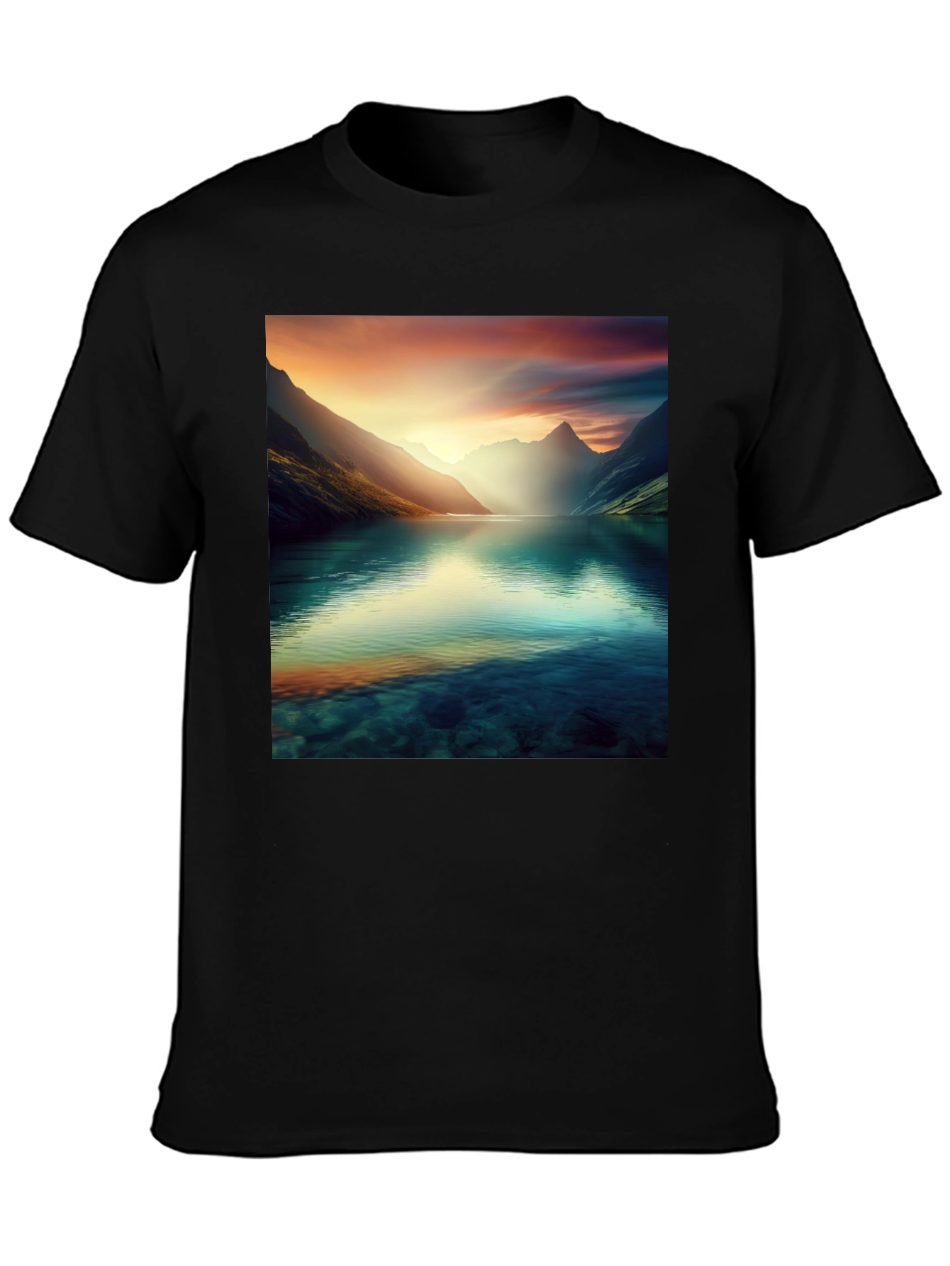 Scenic Mountain Lake T-Shirt