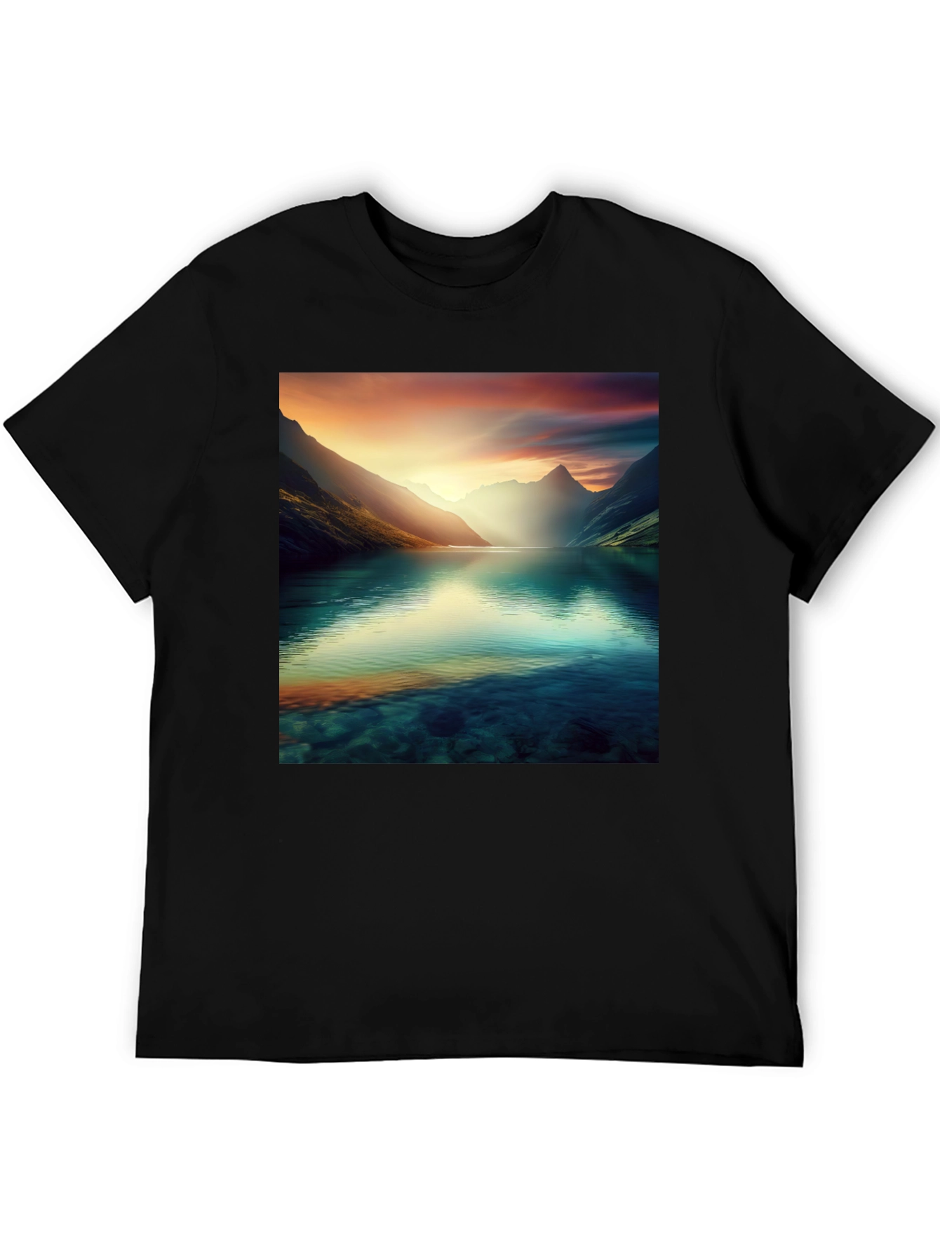Scenic Mountain Lake T-Shirt