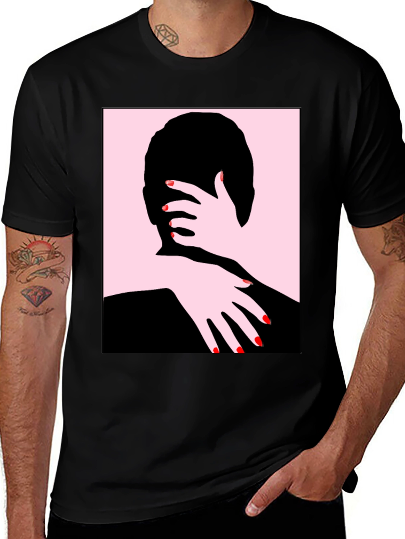 Romantic Embrace Graphic T-Shirt