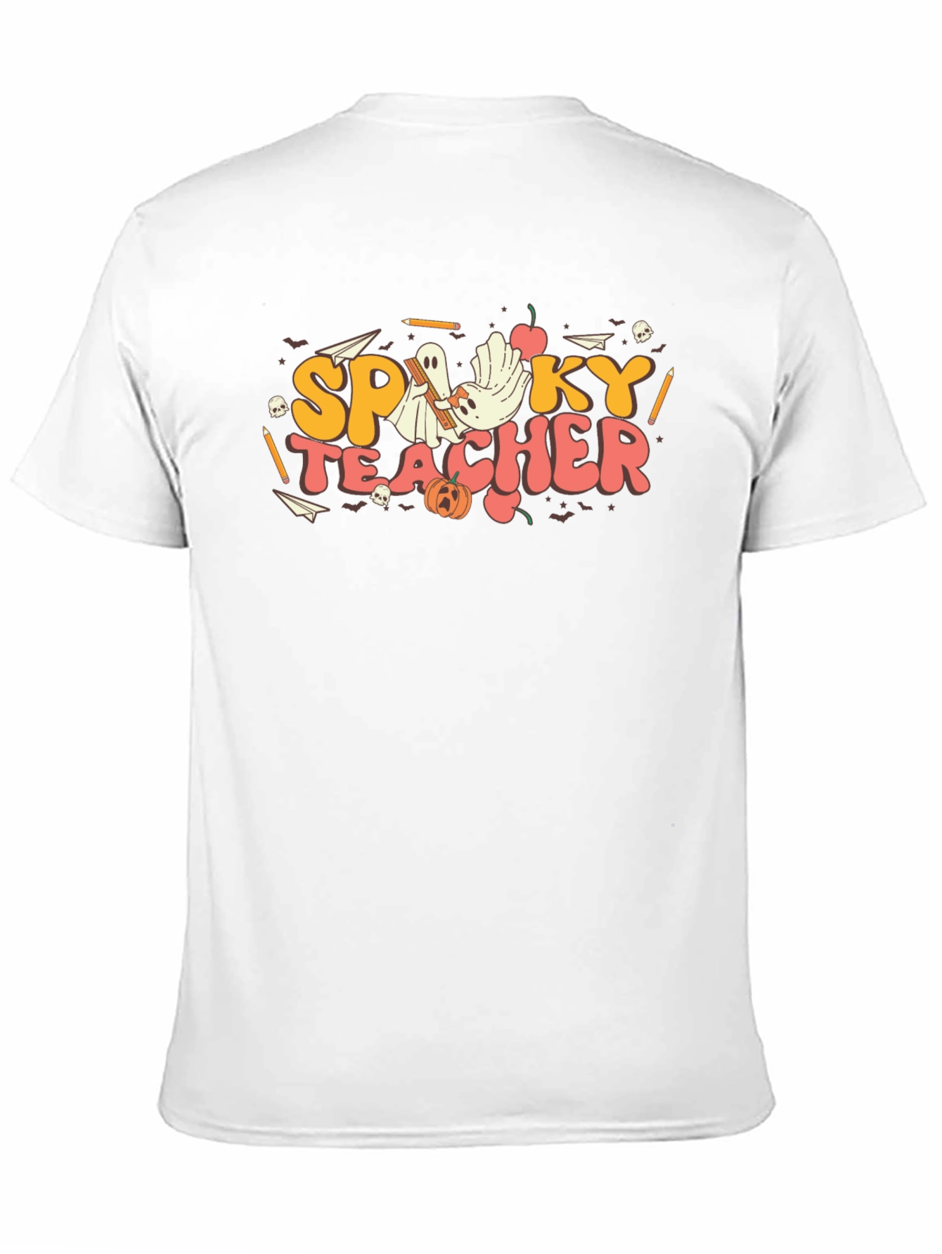 Spooky Teacher Graphic T-Shirt - Halloween Style