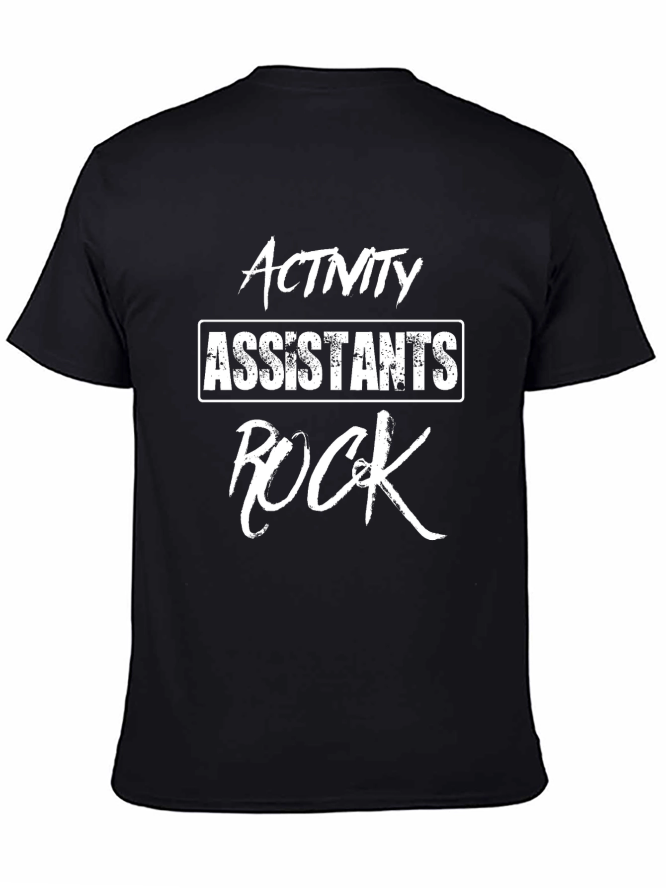 Activity Assistants Rock T-Shirt - Black