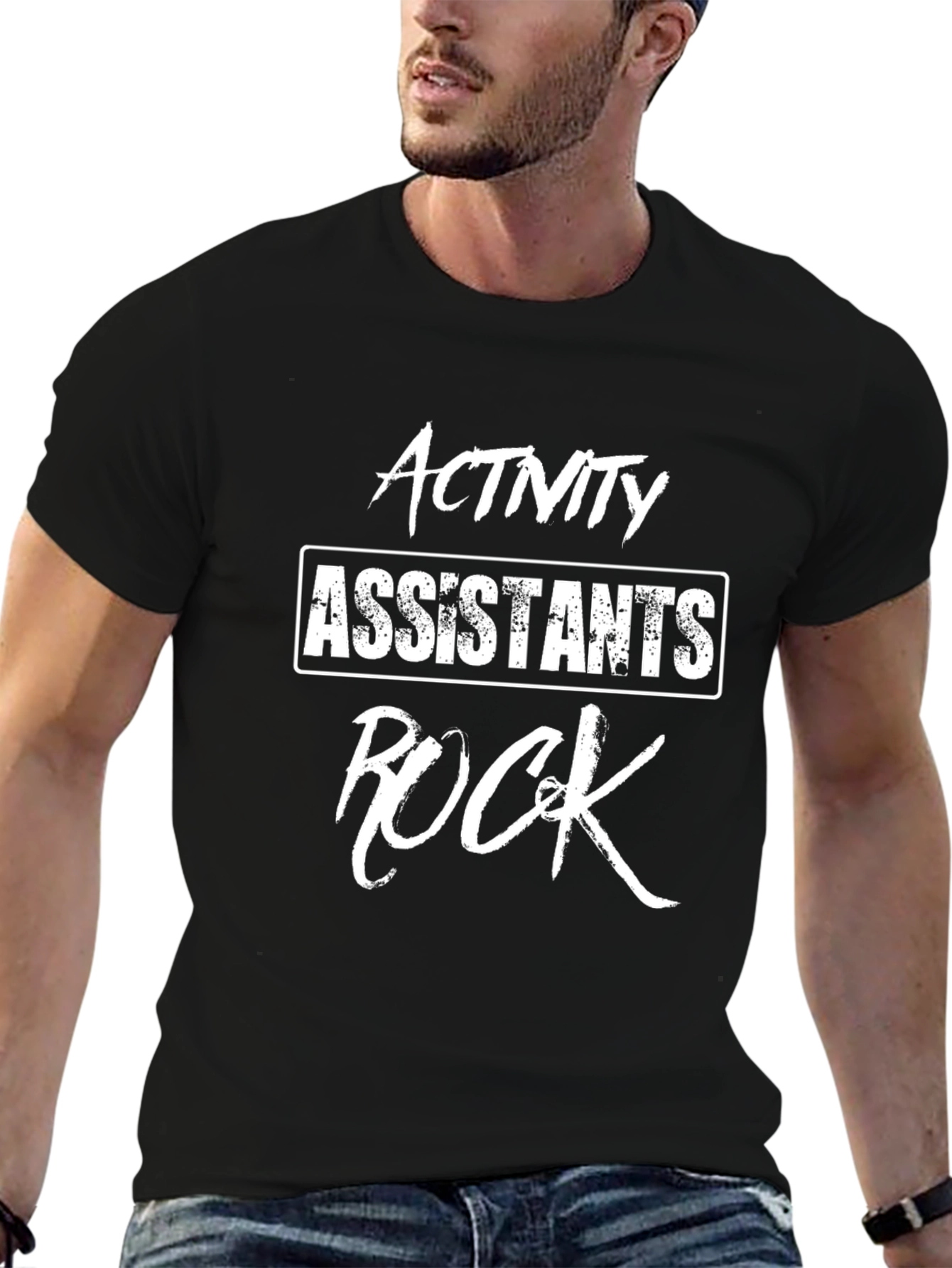 Activity Assistants Rock T-Shirt - Black