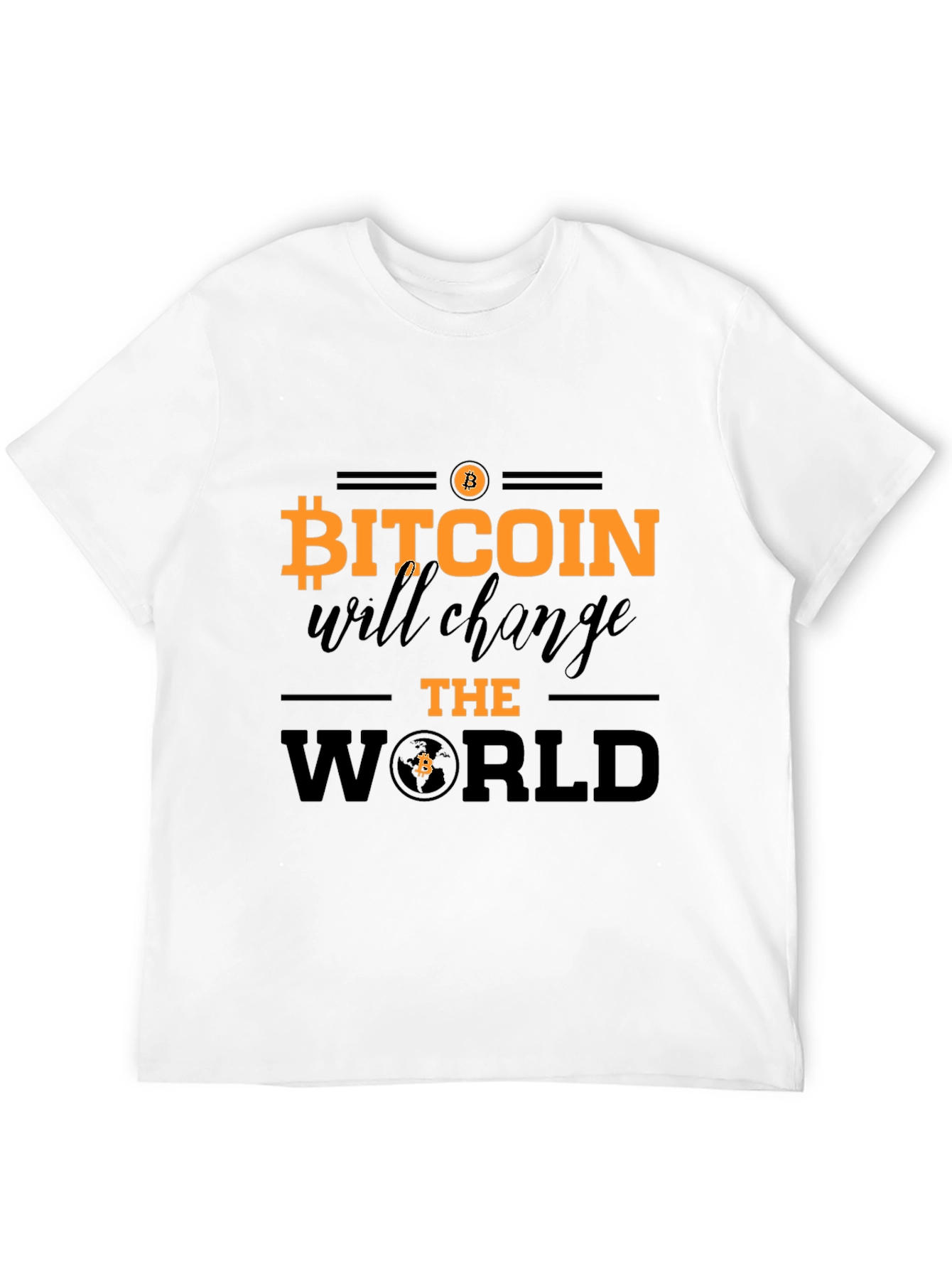 Bitcoin Will Change The World Graphic Tee