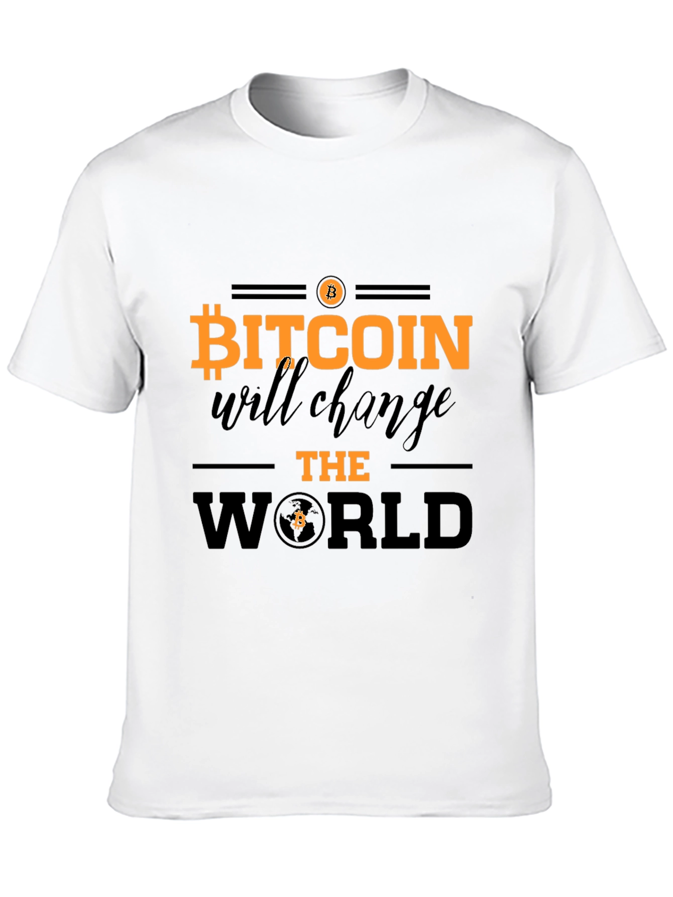 Bitcoin Will Change The World Graphic Tee