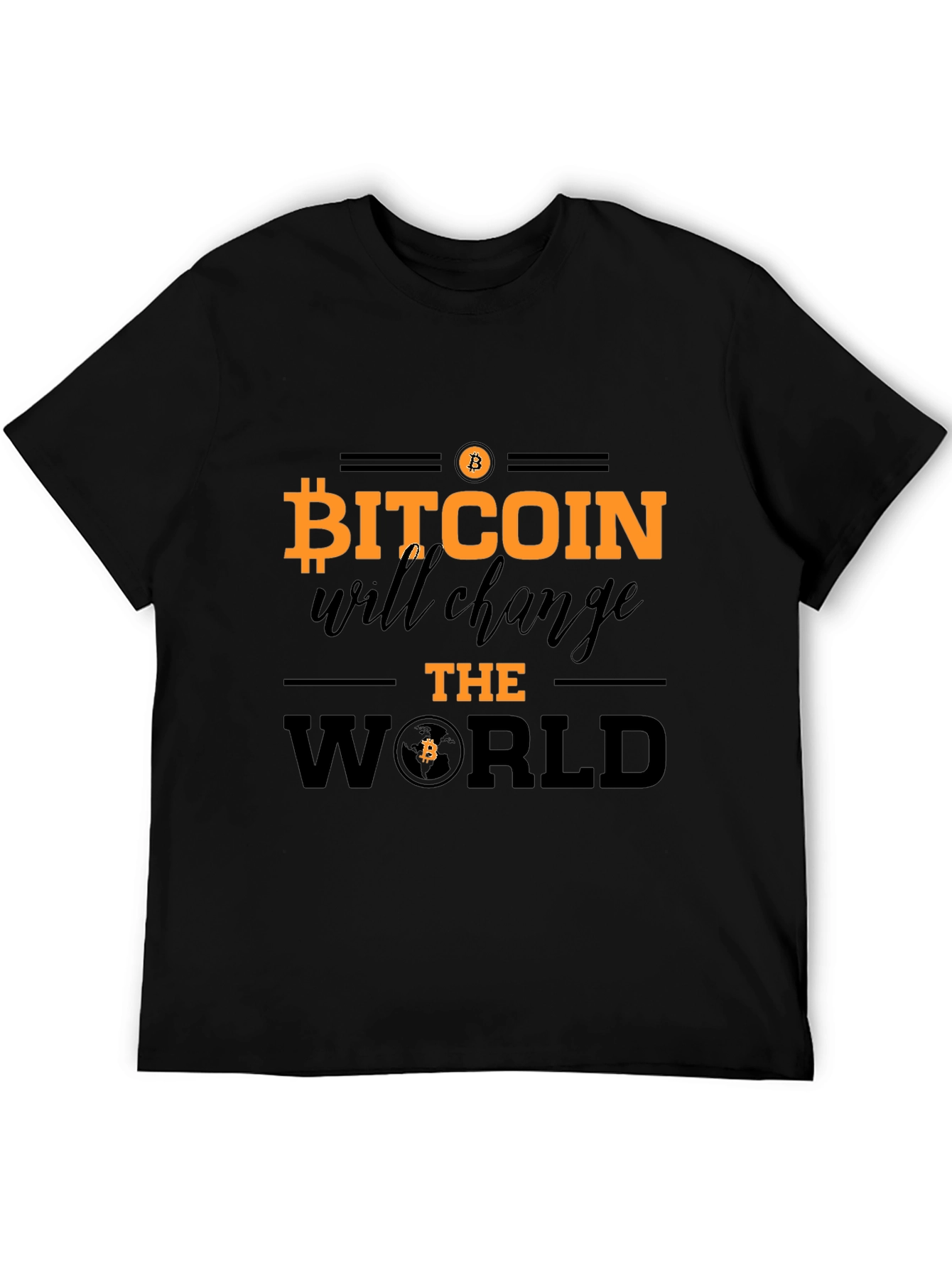 Bitcoin Will Change The World Graphic Tee