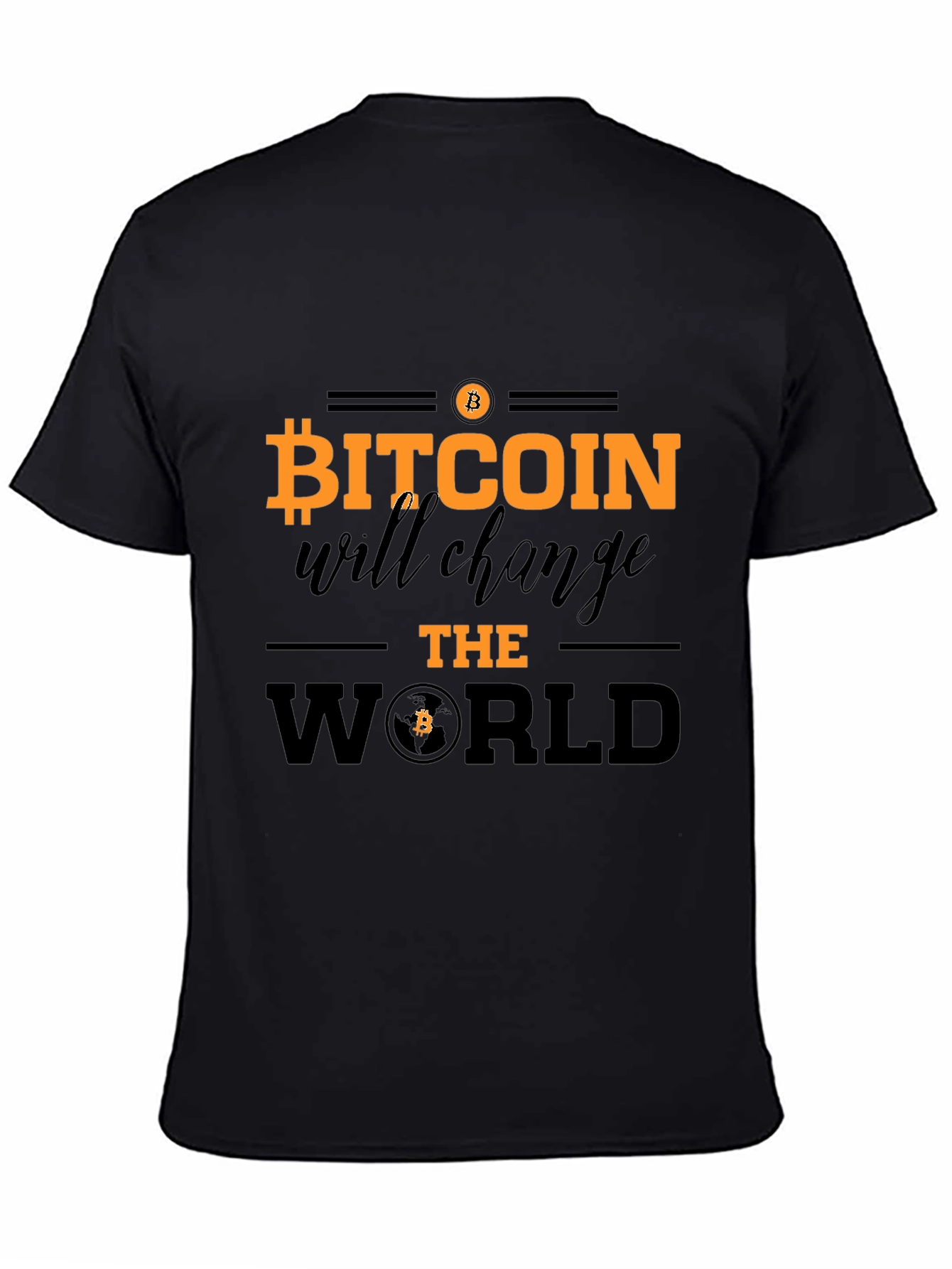 Bitcoin Will Change The World Graphic Tee