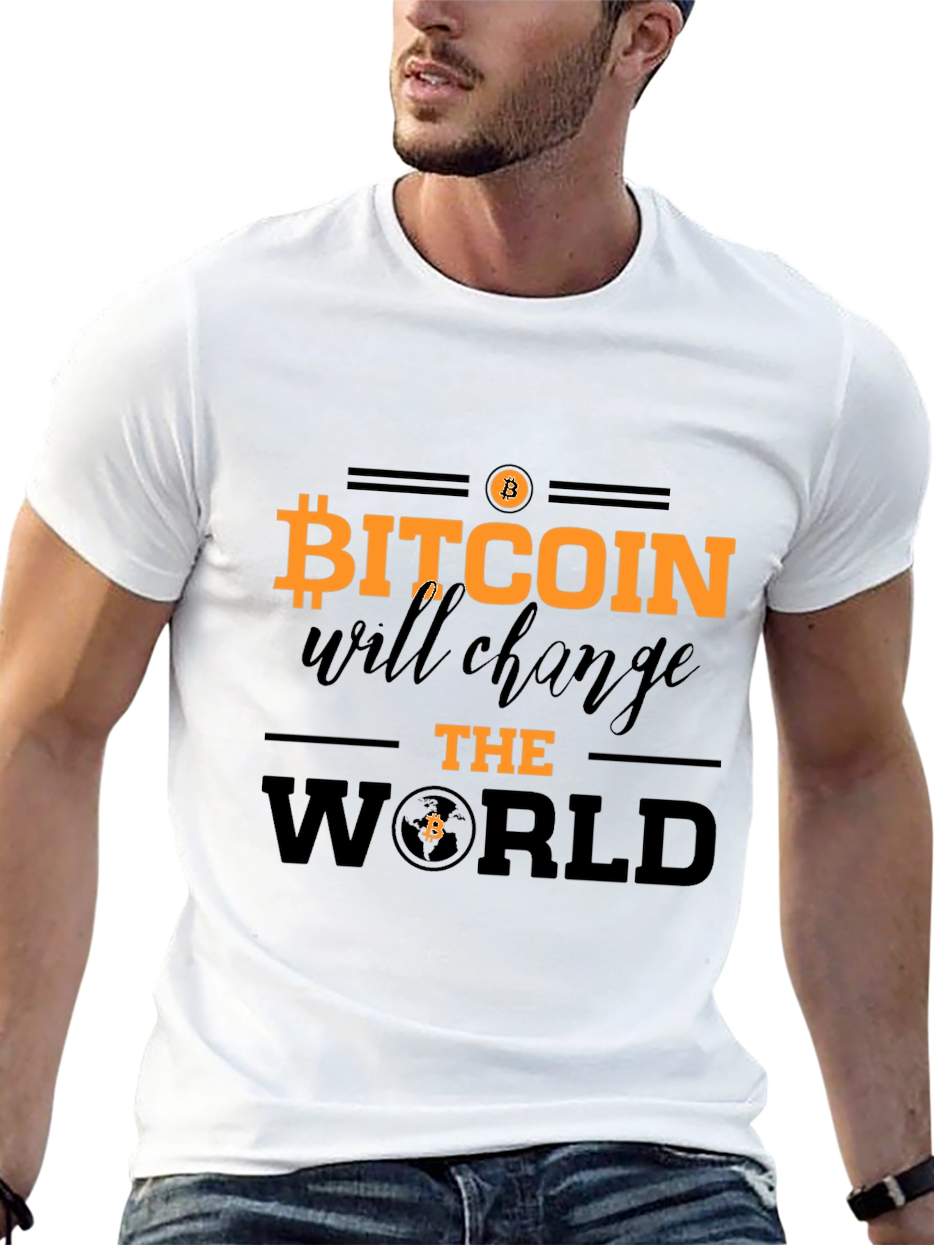 Bitcoin Will Change The World Graphic Tee