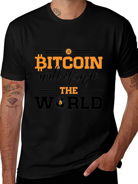 Bitcoin Will Change The World Graphic Tee