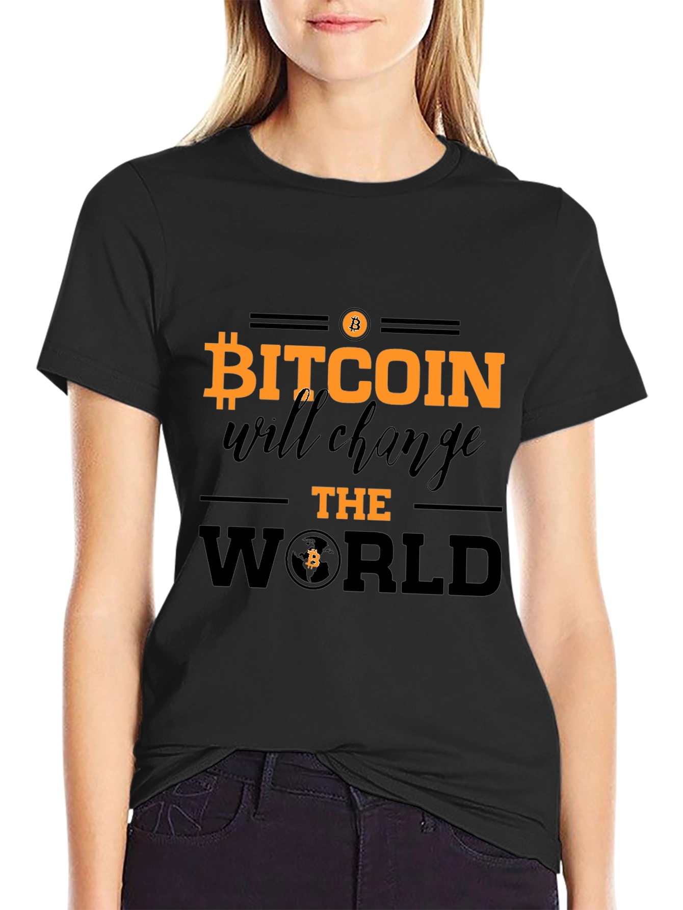 Bitcoin Will Change The World Graphic Tee