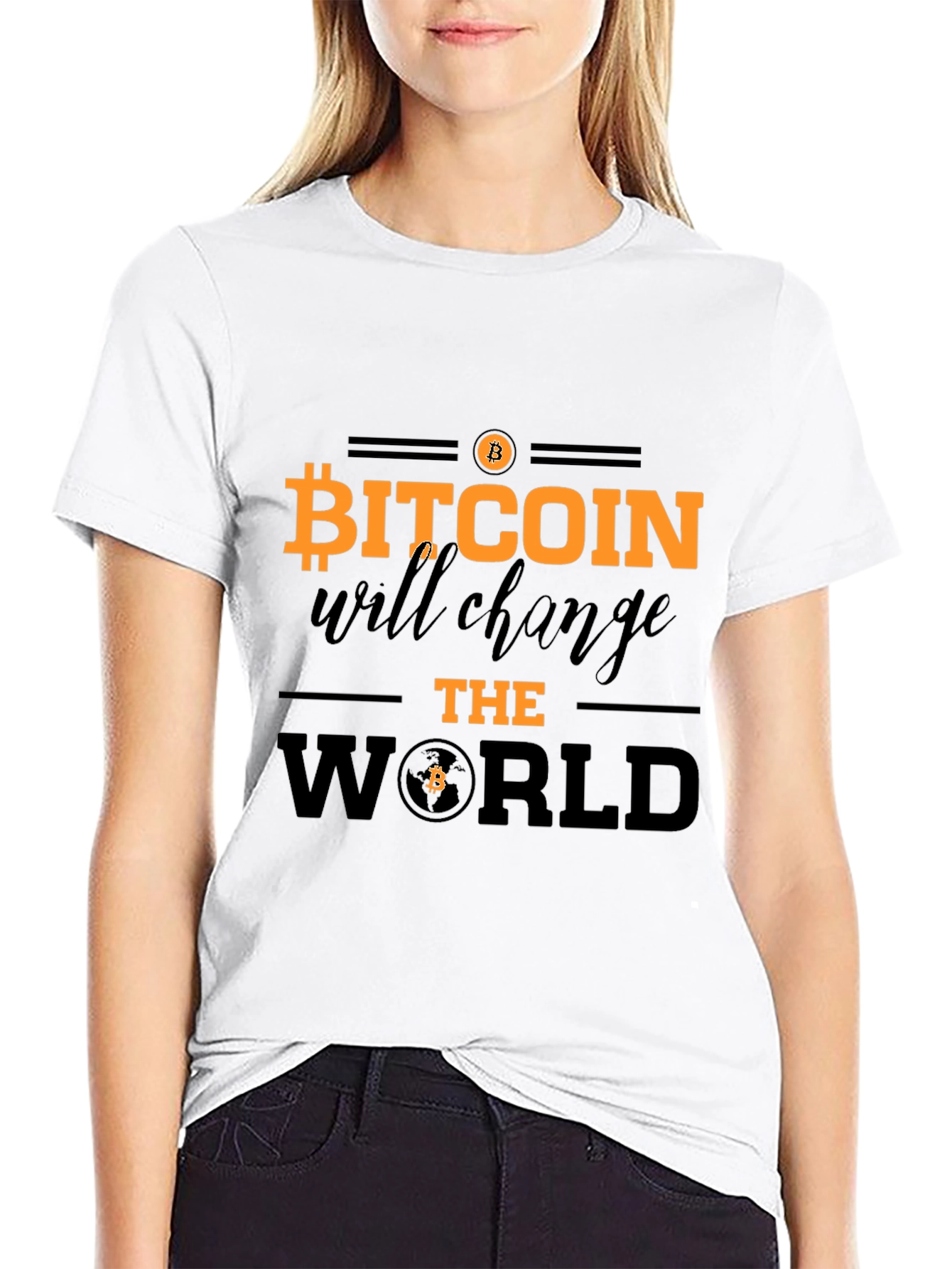 Bitcoin Will Change The World Graphic Tee