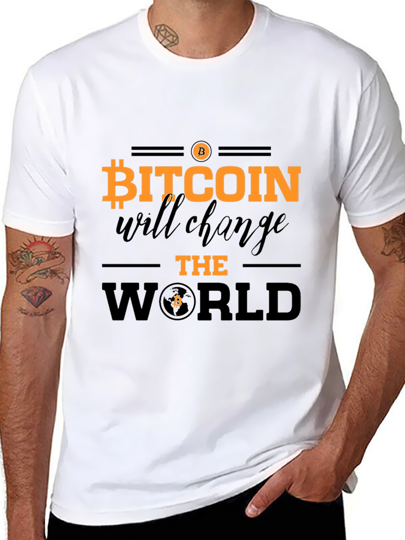 Bitcoin Will Change The World Graphic Tee