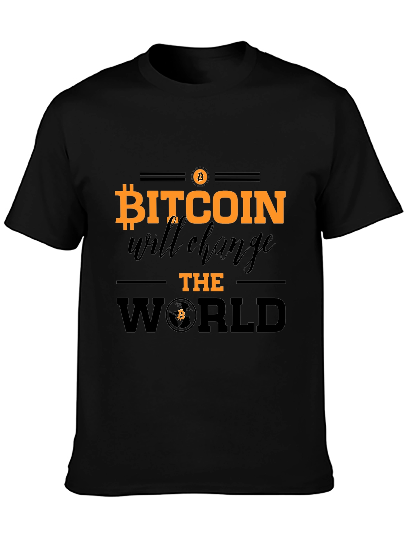 Bitcoin Will Change The World Graphic Tee