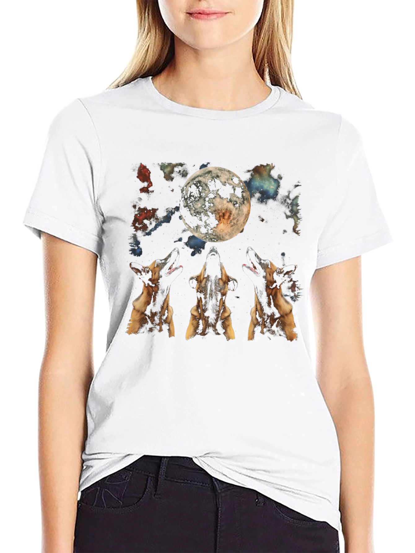 Wolf Moon Graphic T-Shirt