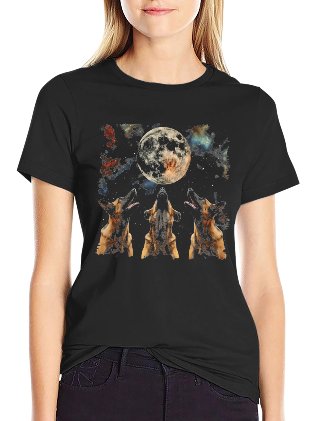 Wolf Moon Graphic T-Shirt