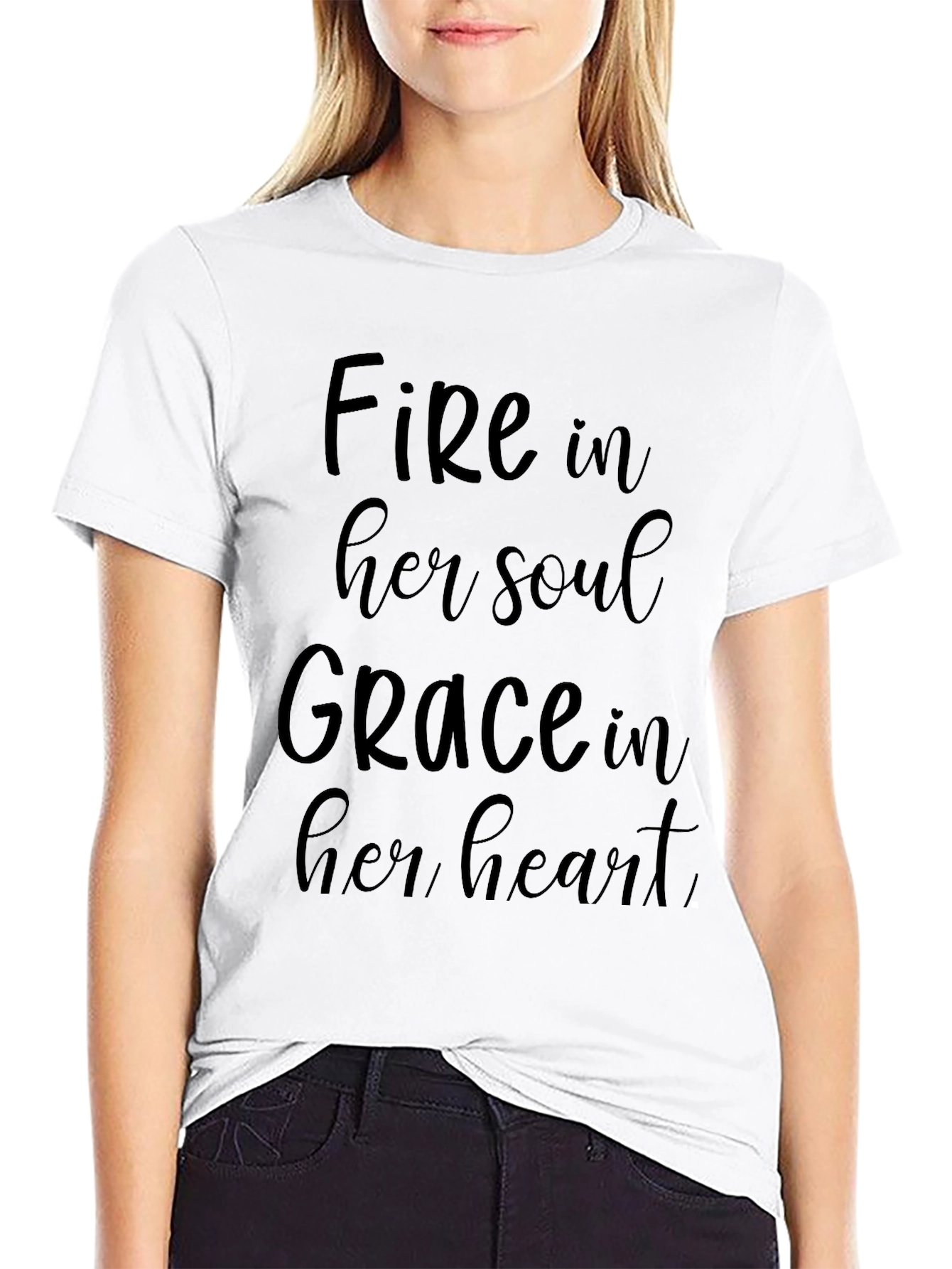 Fire & Grace Graphic Tee - Soulful Comfort