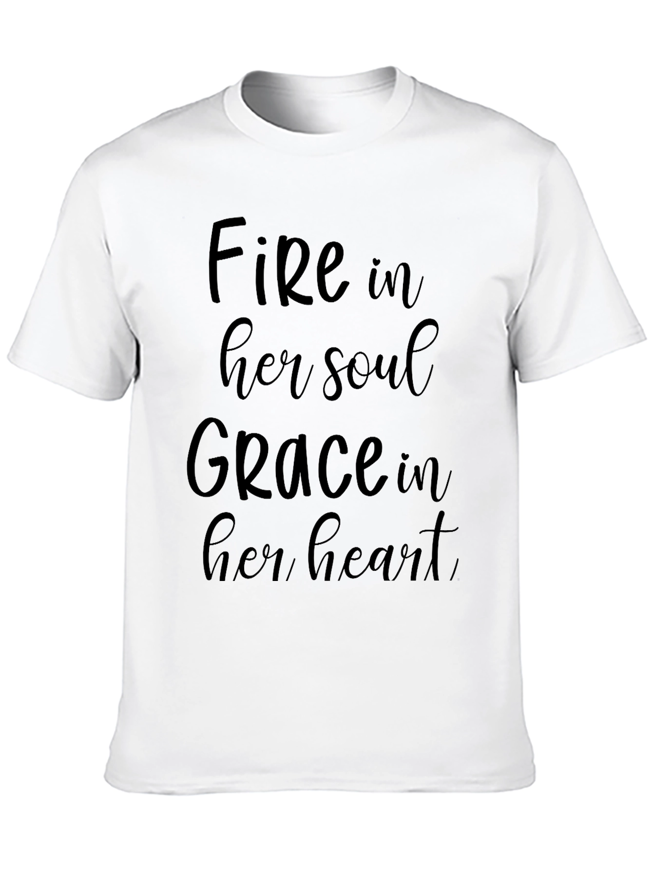 Fire & Grace Graphic Tee - Soulful Comfort