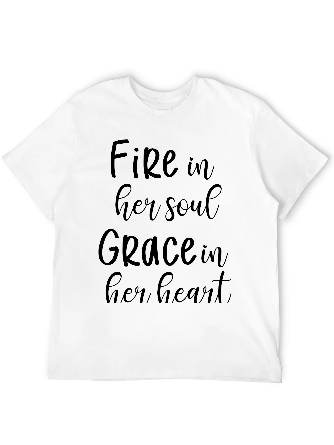 Fire & Grace Graphic Tee - Soulful Comfort