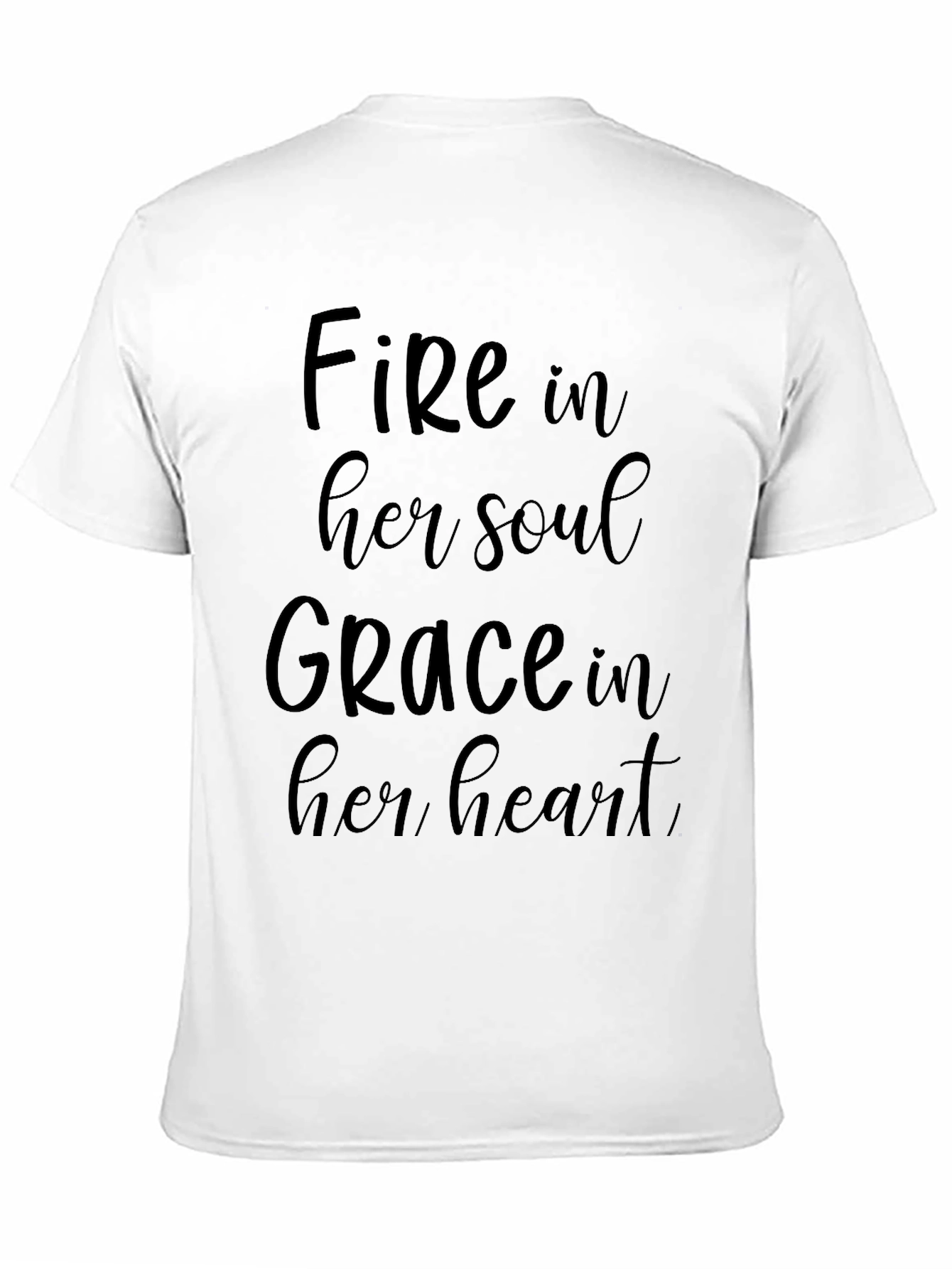Fire & Grace Graphic Tee - Soulful Comfort