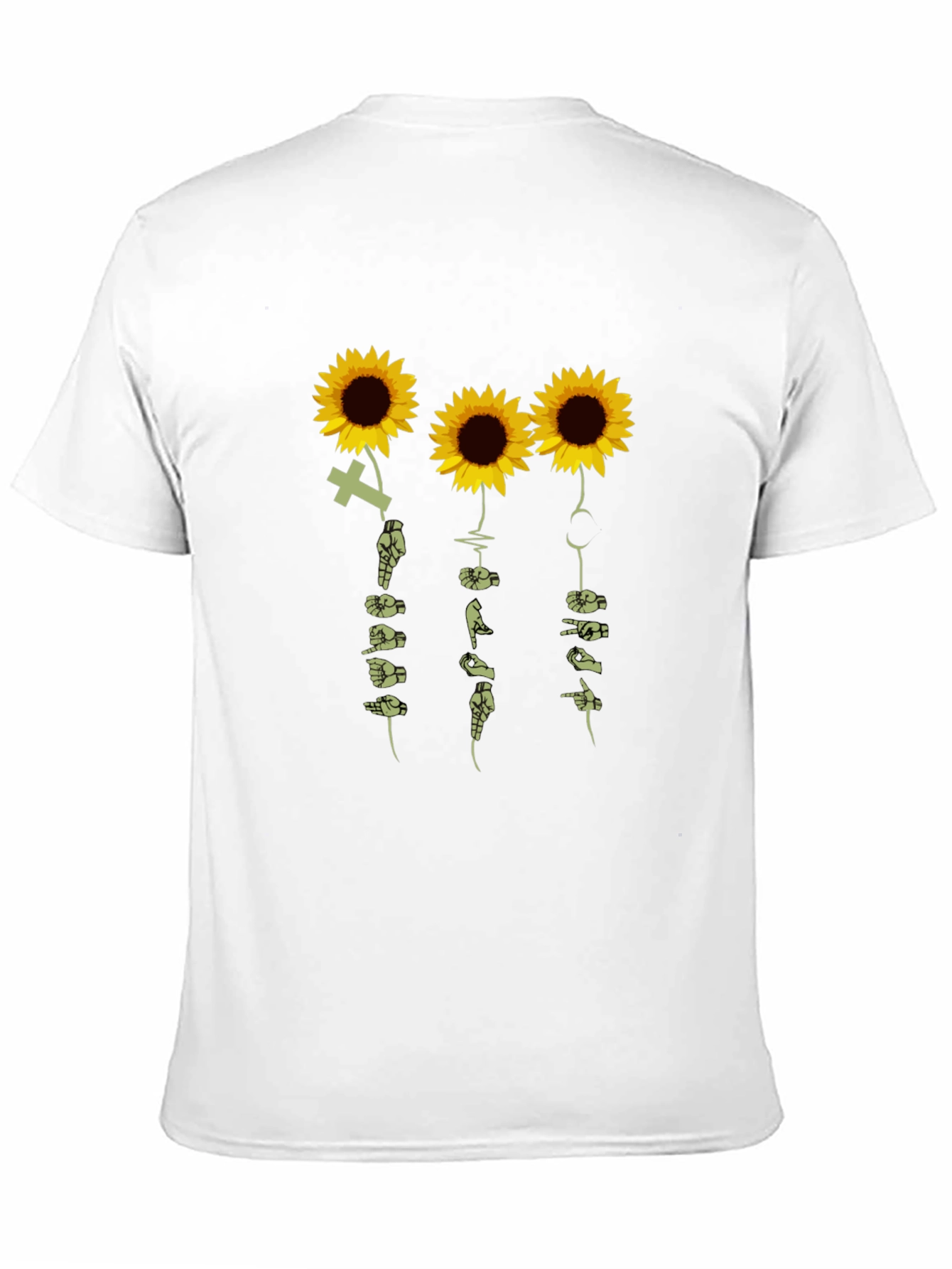 Sunflower ASL Graphic T-Shirt