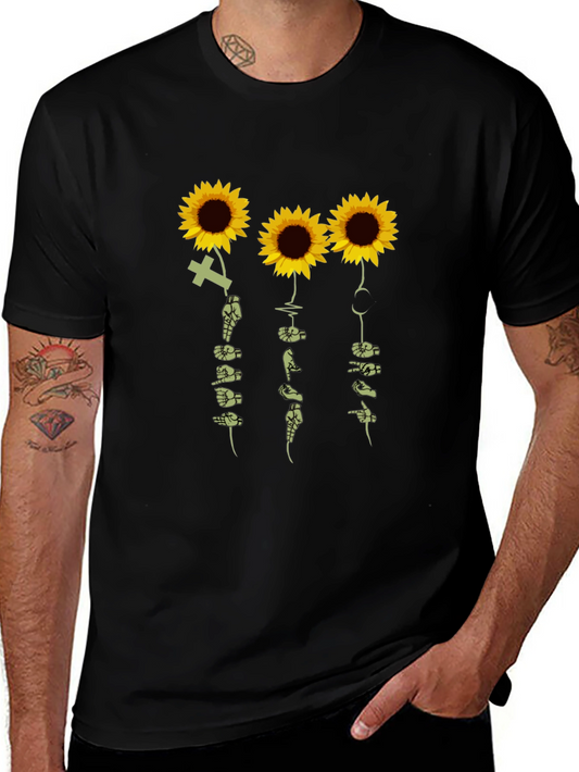 Sunflower ASL Graphic T-Shirt