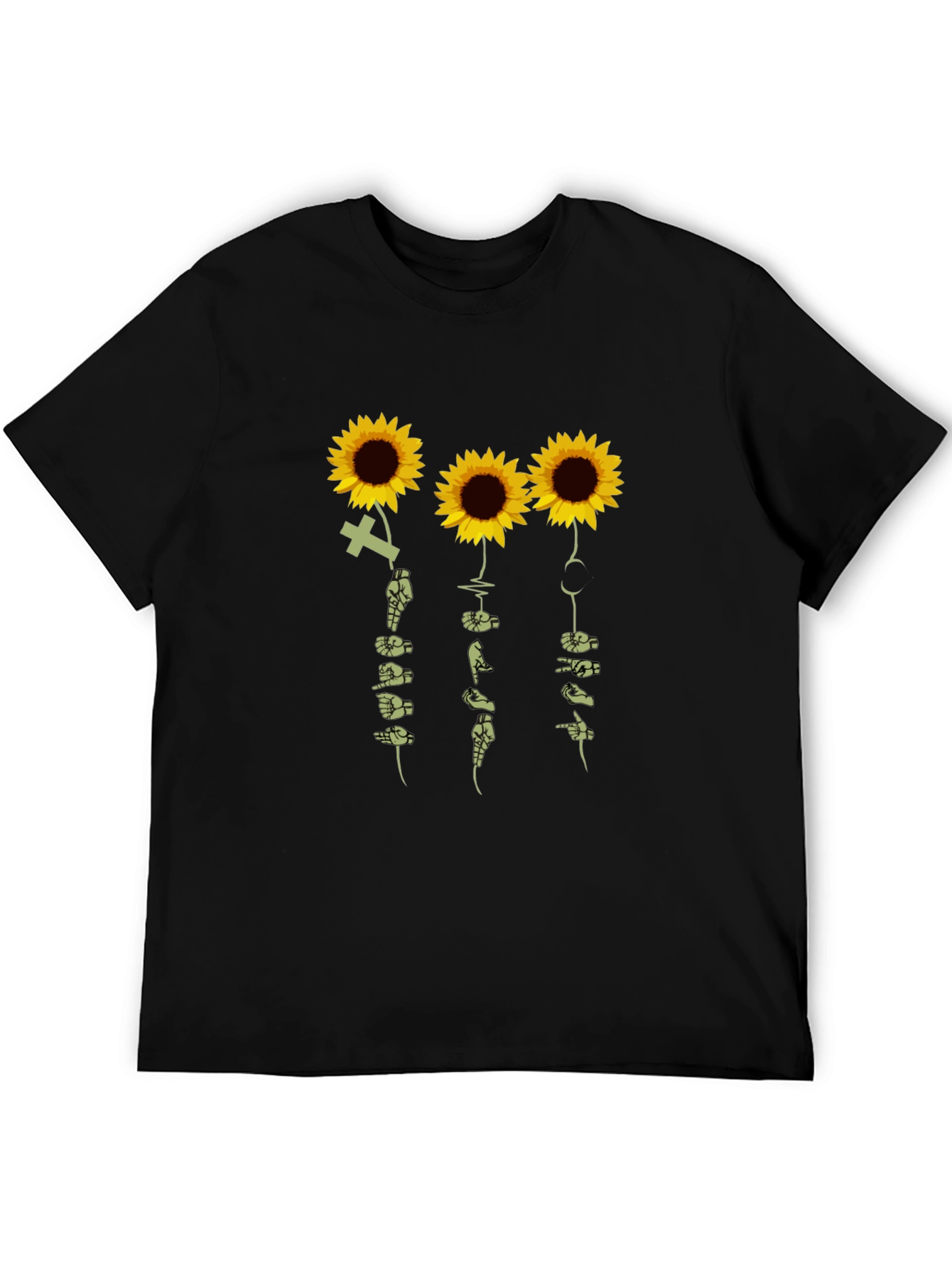 Sunflower ASL Graphic T-Shirt