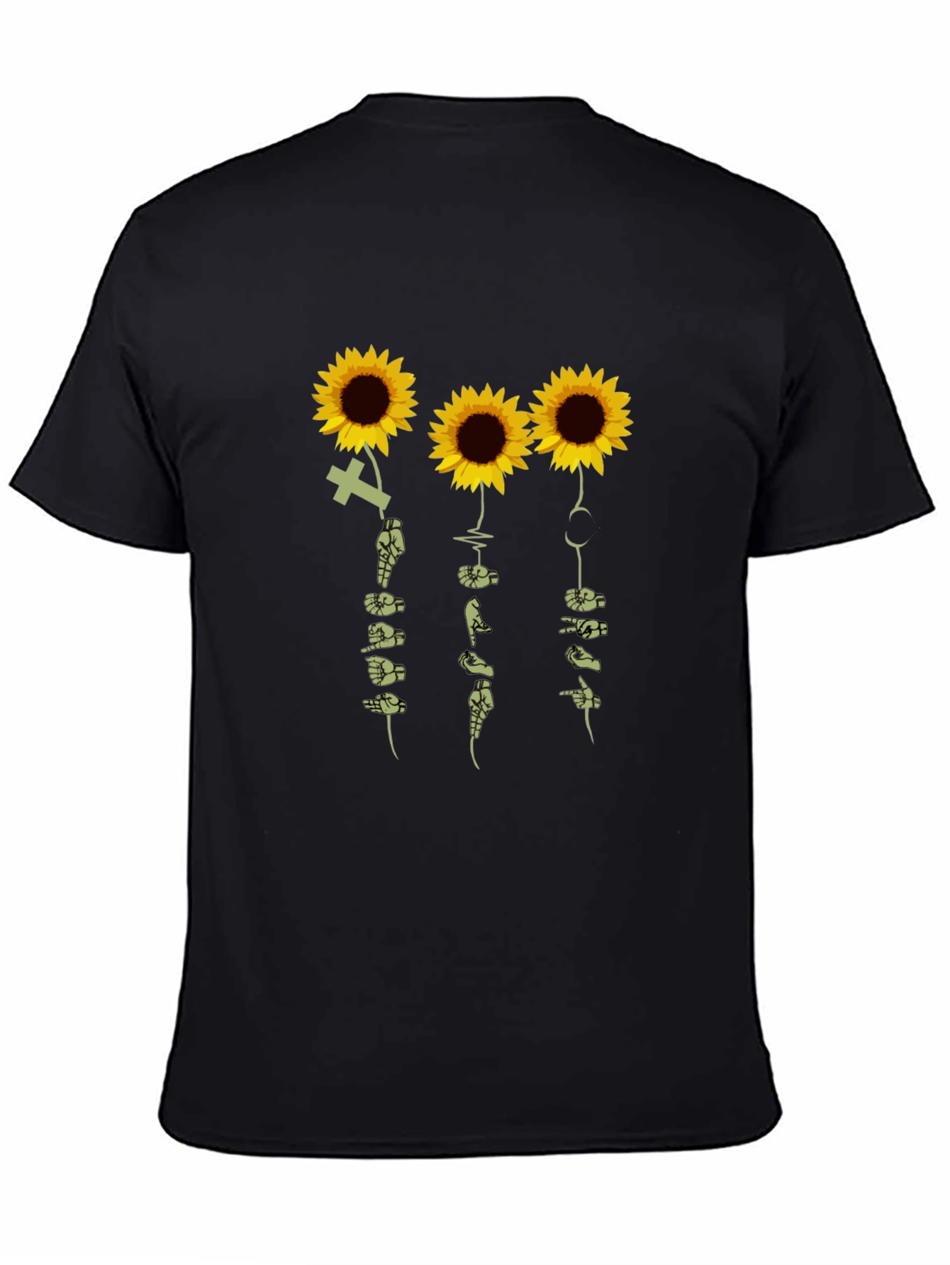 Sunflower ASL Graphic T-Shirt