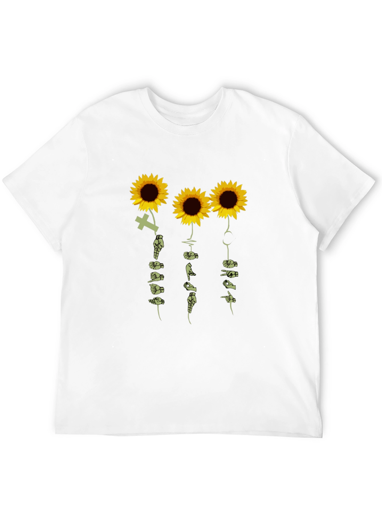 Sunflower ASL Graphic T-Shirt
