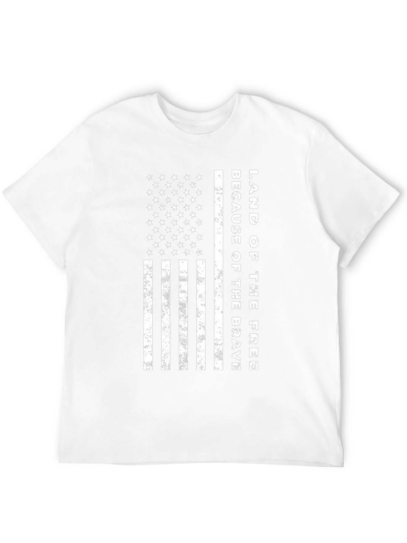 Land of the Free Patriotic American Flag T-Shirt