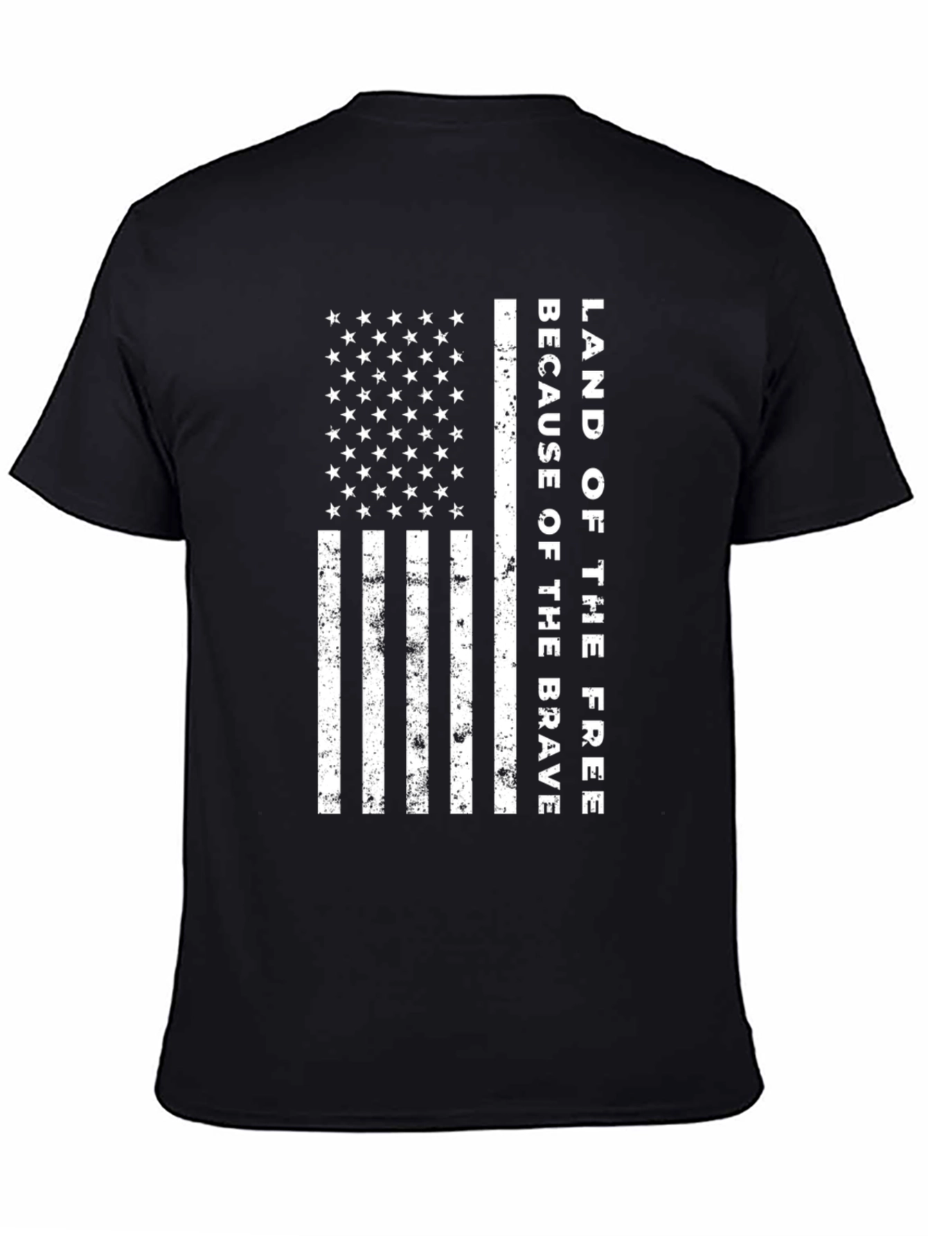 Land of the Free Patriotic American Flag T-Shirt