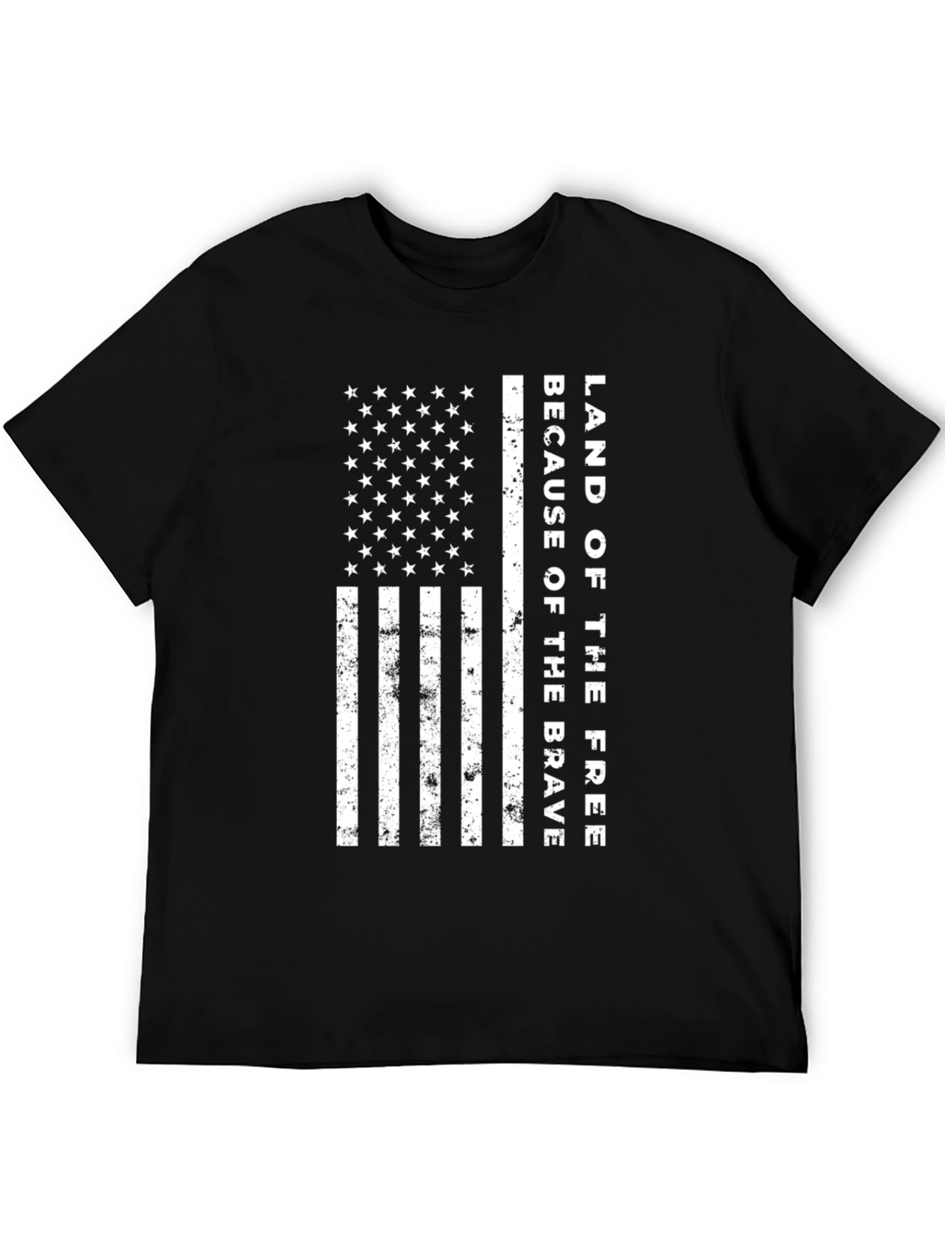 Land of the Free Patriotic American Flag T-Shirt