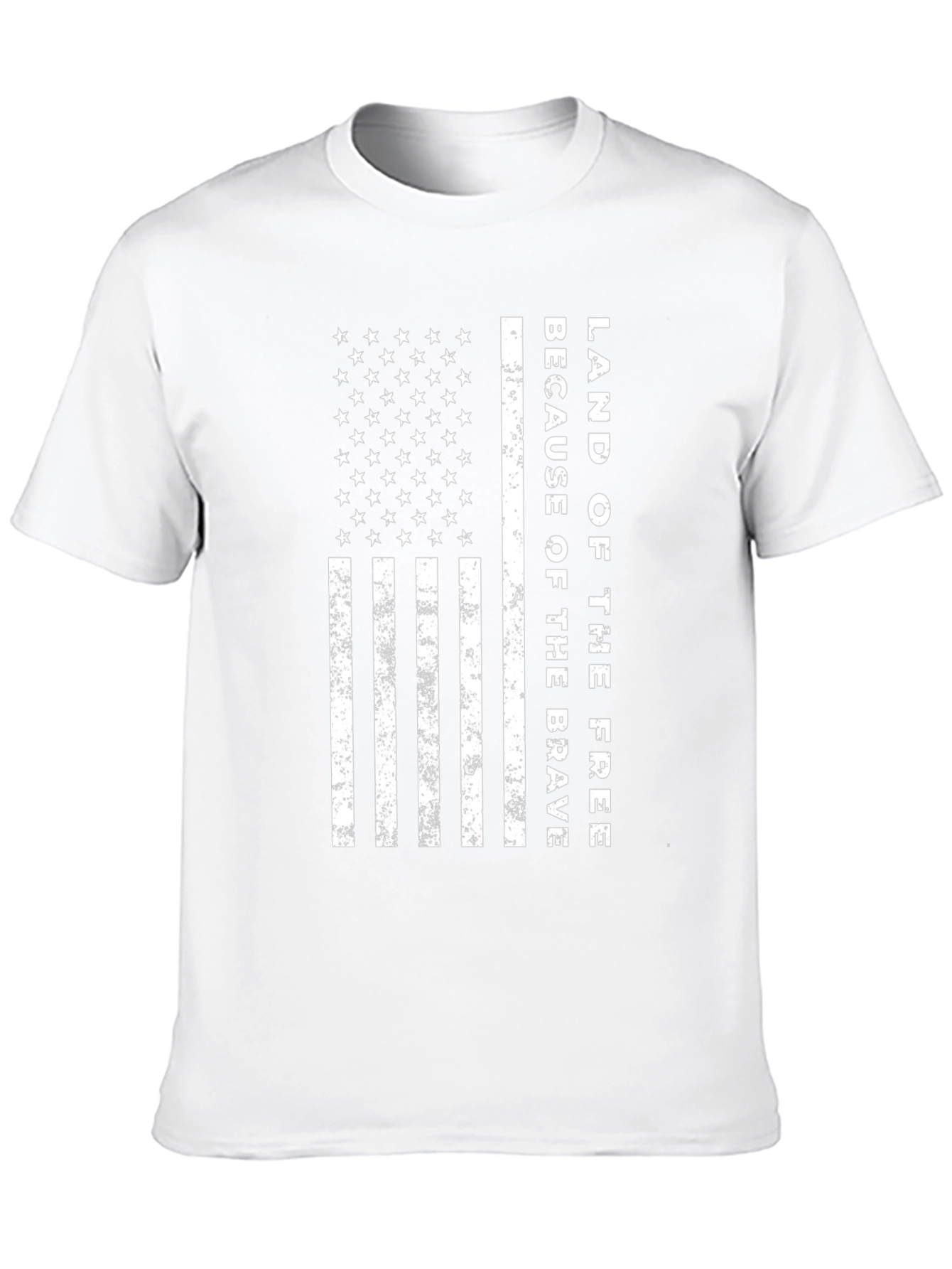 Land of the Free Patriotic American Flag T-Shirt