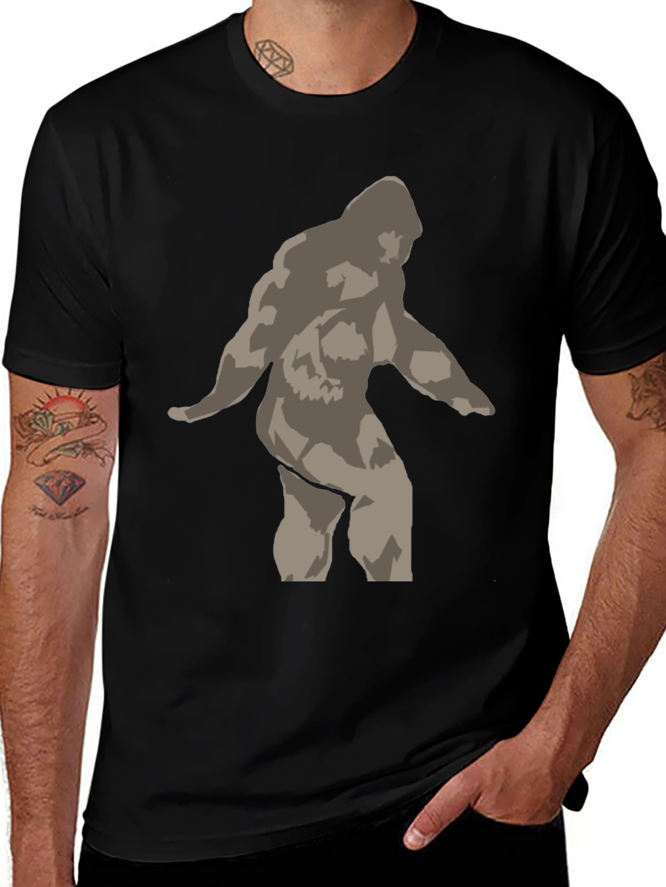 Bigfoot Graphic Tee - Black T-Shirt