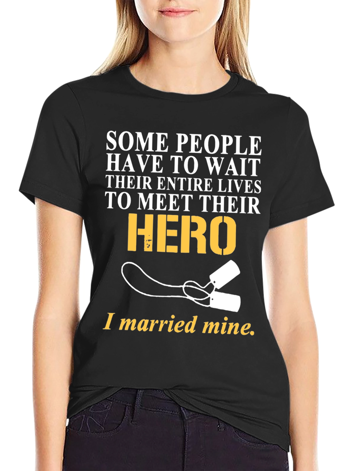 Hero Marriage T-Shirt - Military Wife Apparel