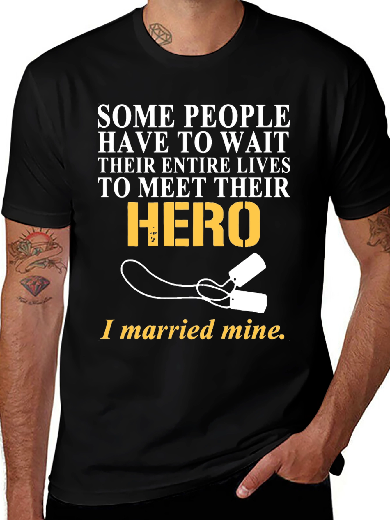 Hero Marriage T-Shirt - Military Wife Apparel
