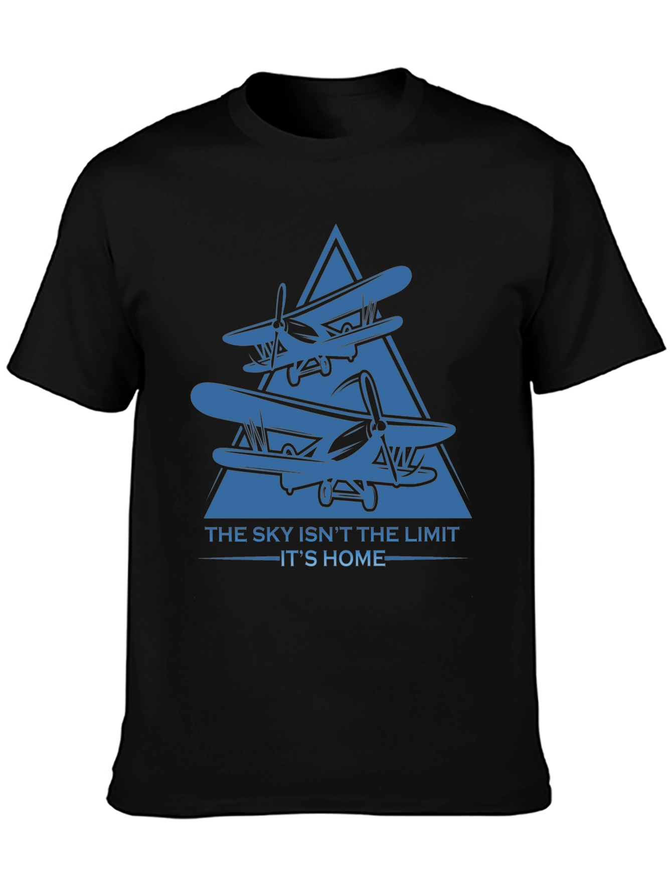 Skys Home T-Shirt - Aviation Graphic Tee