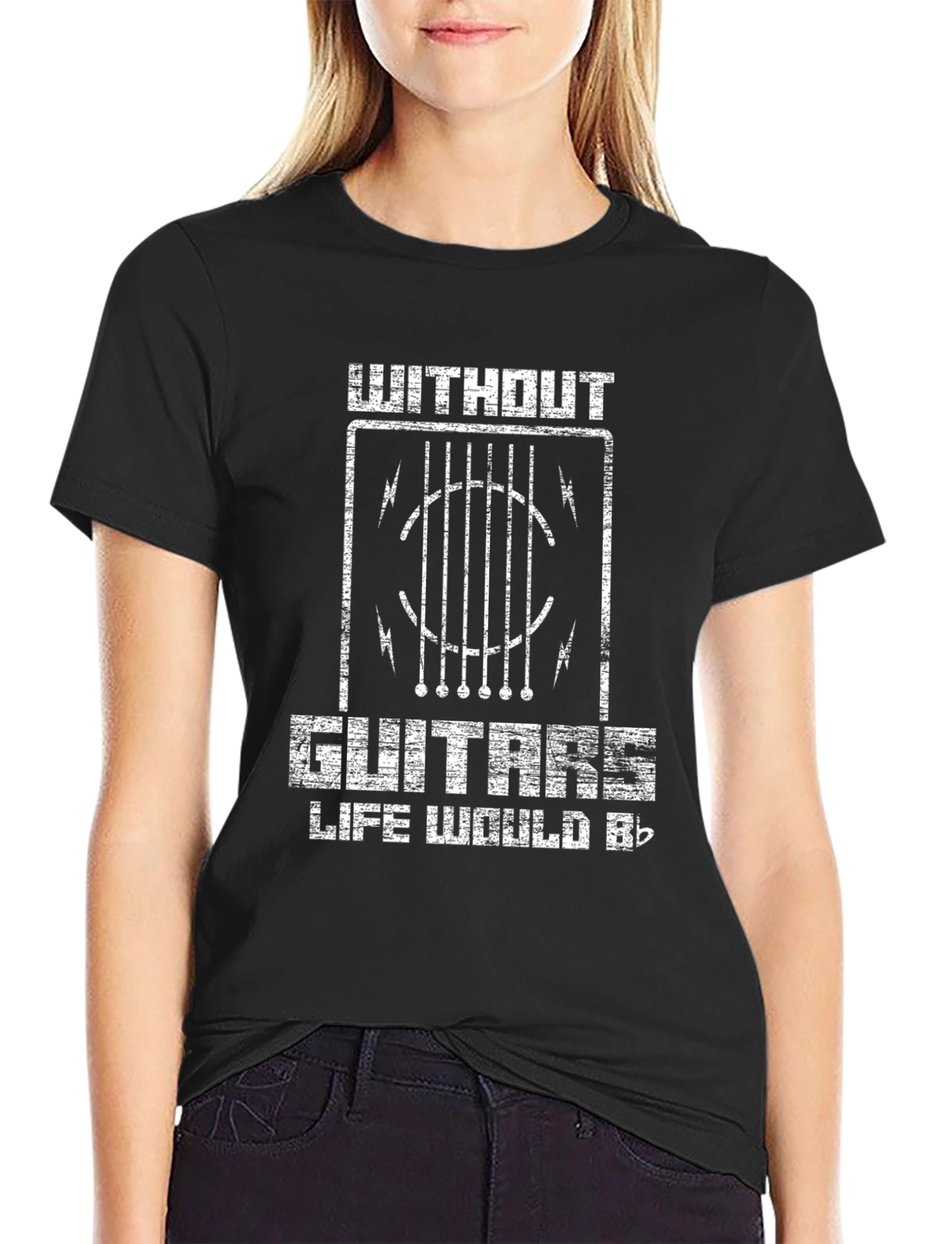Without Guitars Life Would B Flat T-Shirt