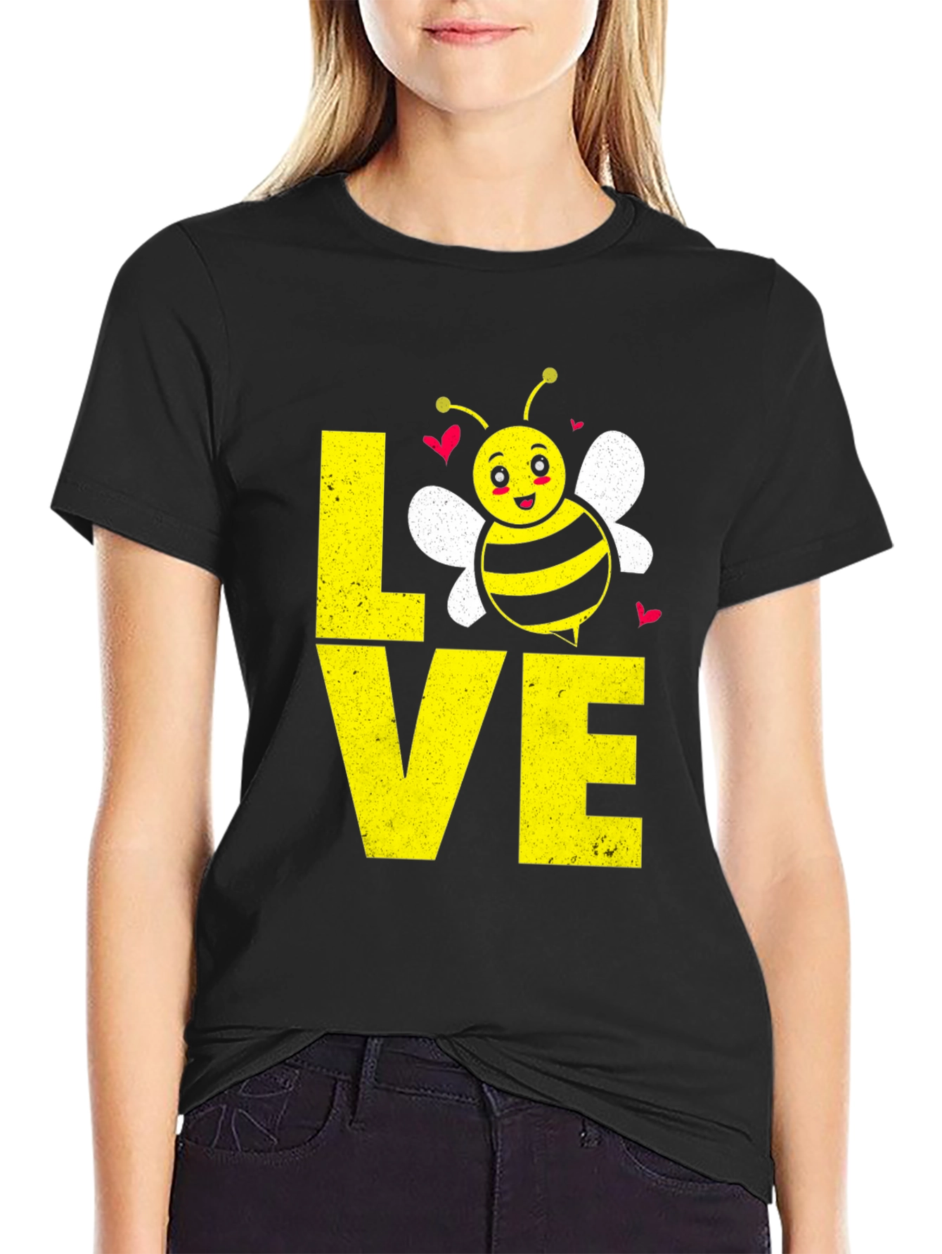 Love Bee T-Shirt - Cute Honeybee Graphic Tee