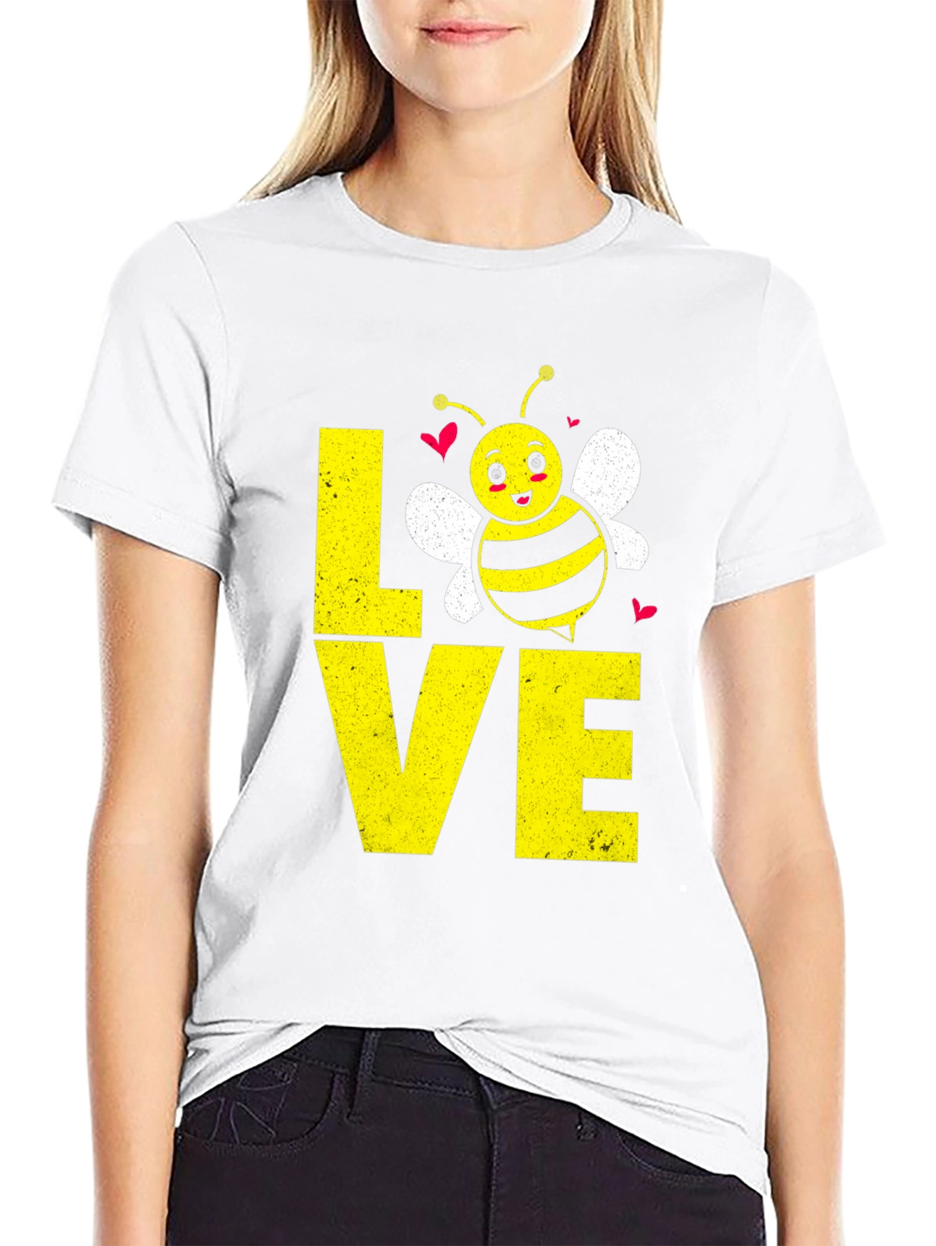 Love Bee T-Shirt - Cute Honeybee Graphic Tee