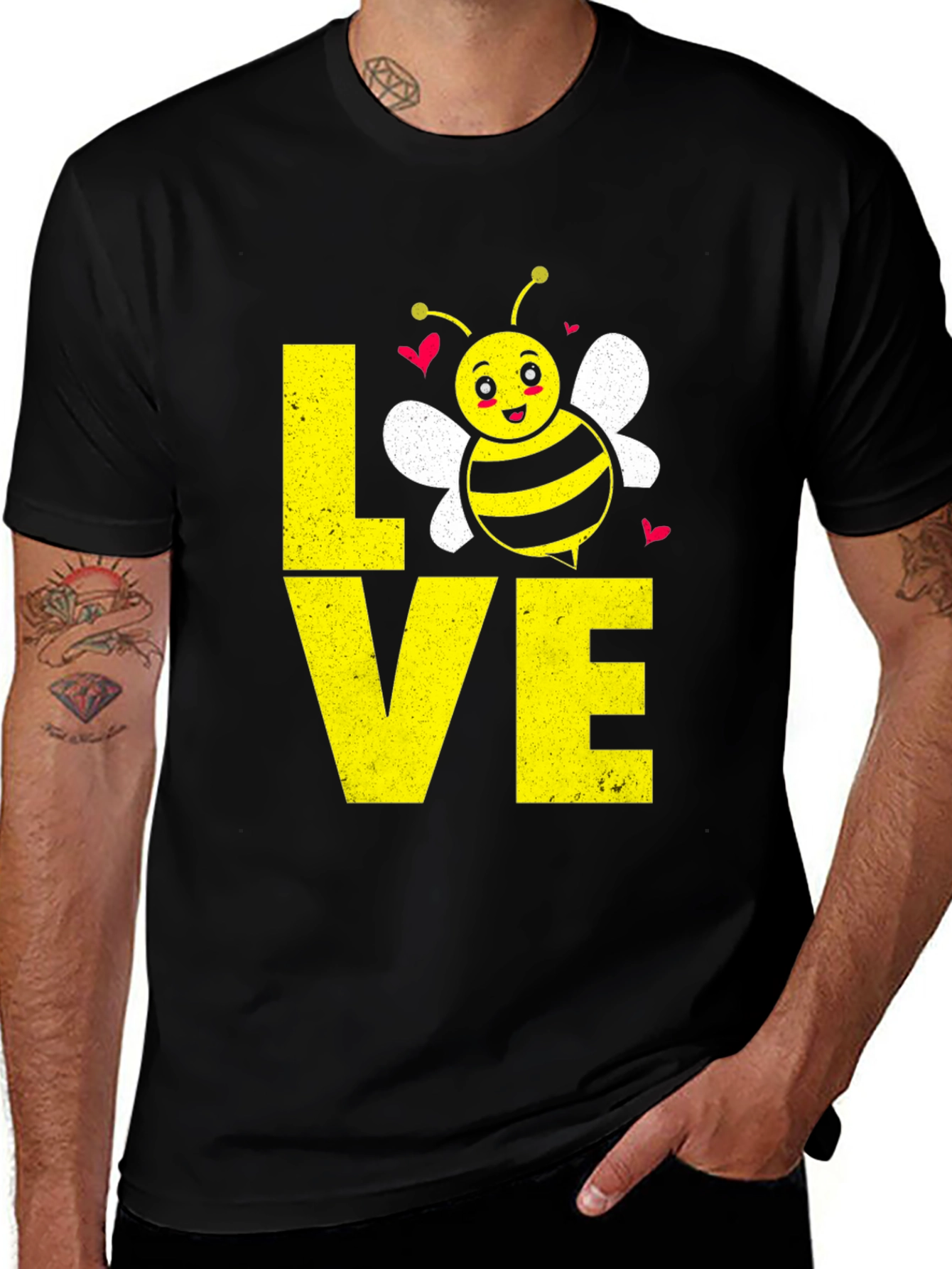 Love Bee T-Shirt - Cute Honeybee Graphic Tee