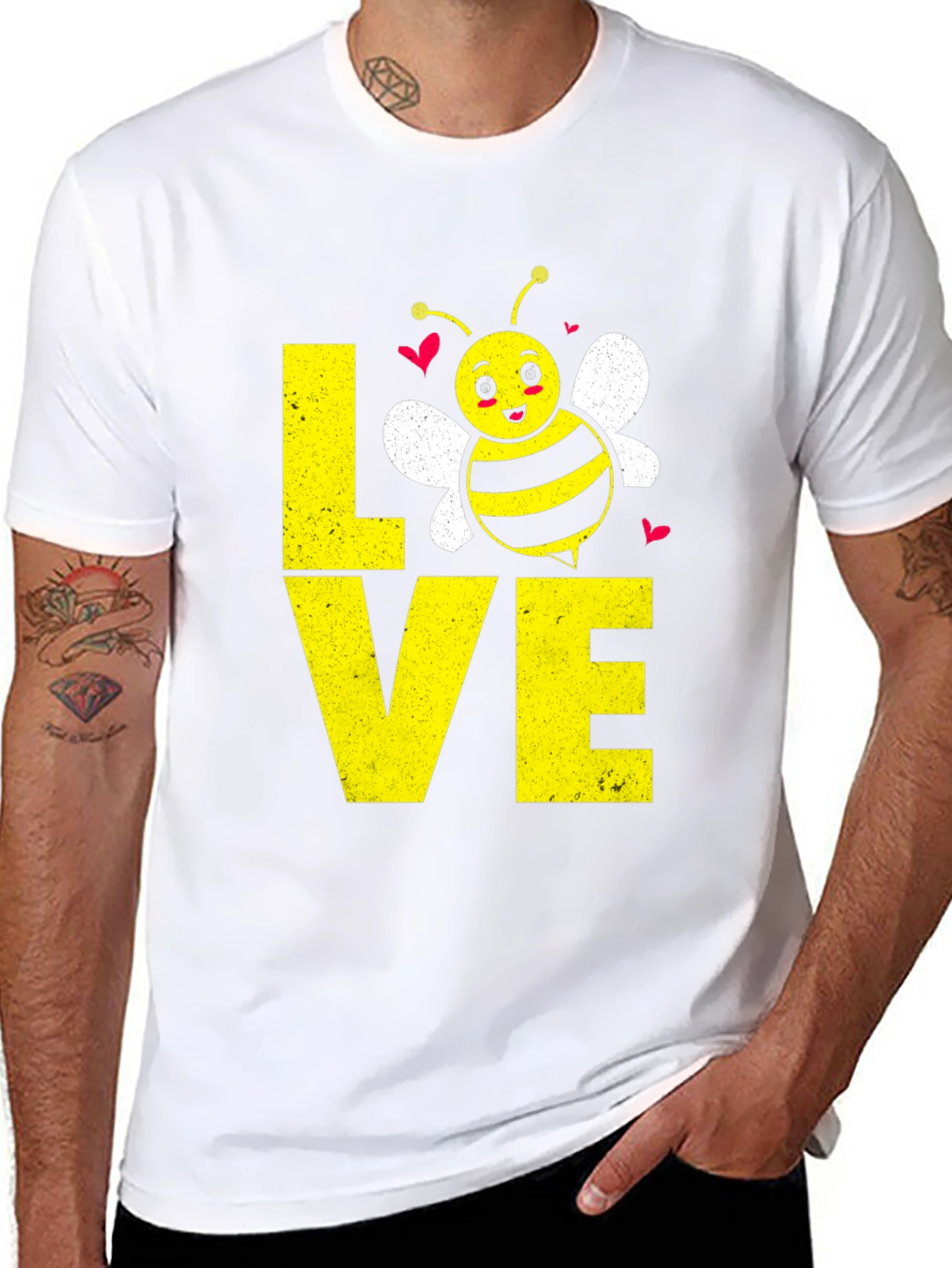 Love Bee T-Shirt - Cute Honeybee Graphic Tee