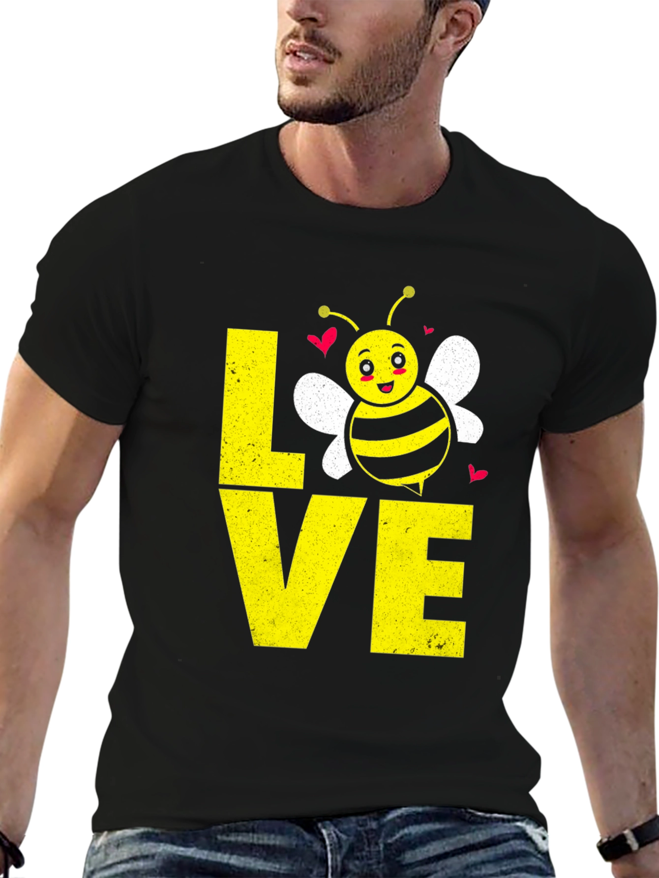 Love Bee T-Shirt - Cute Honeybee Graphic Tee