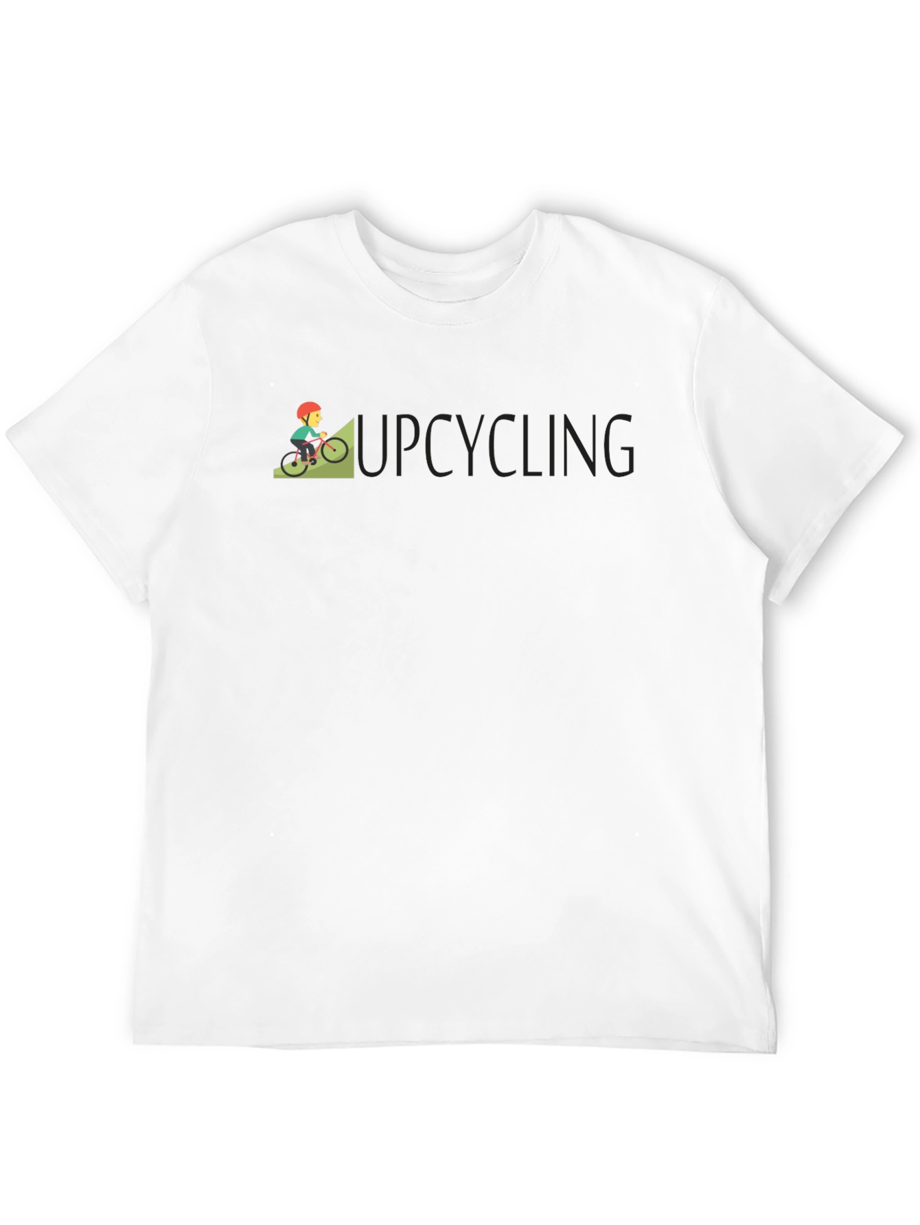 Upcycling Graphic Black T-Shirt