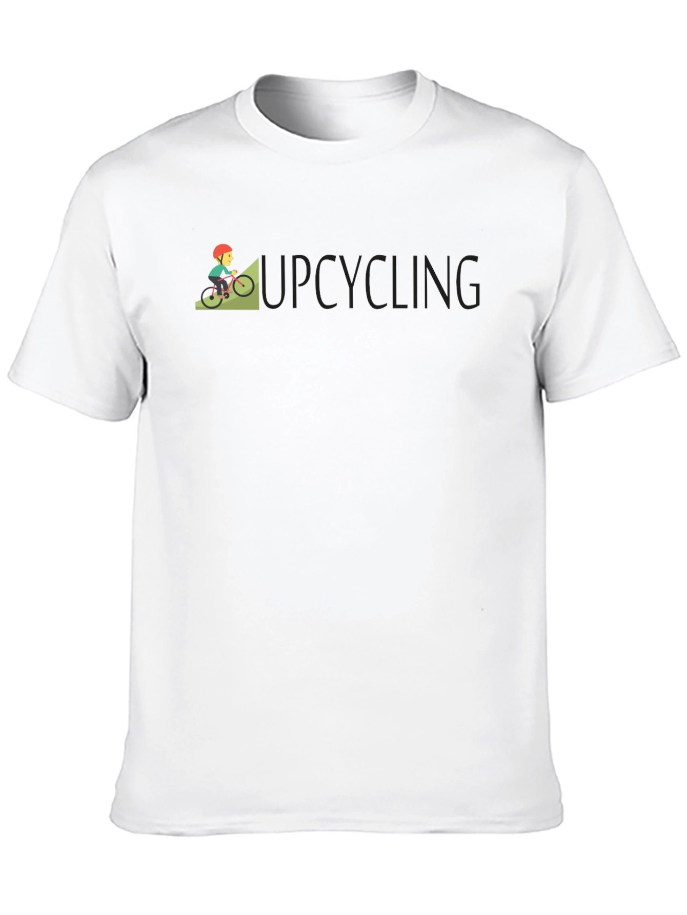 Upcycling Graphic Black T-Shirt