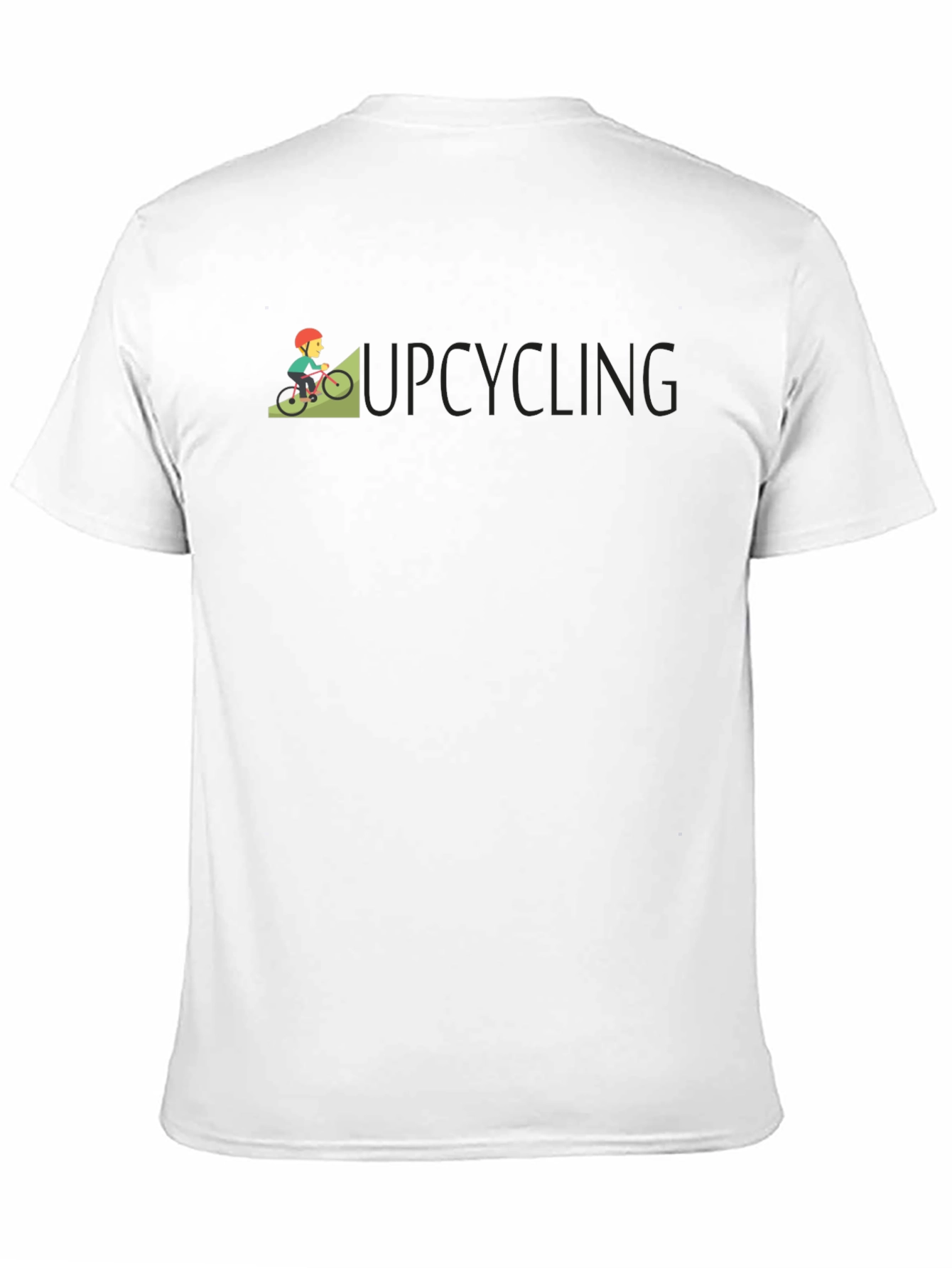 Upcycling Graphic Black T-Shirt