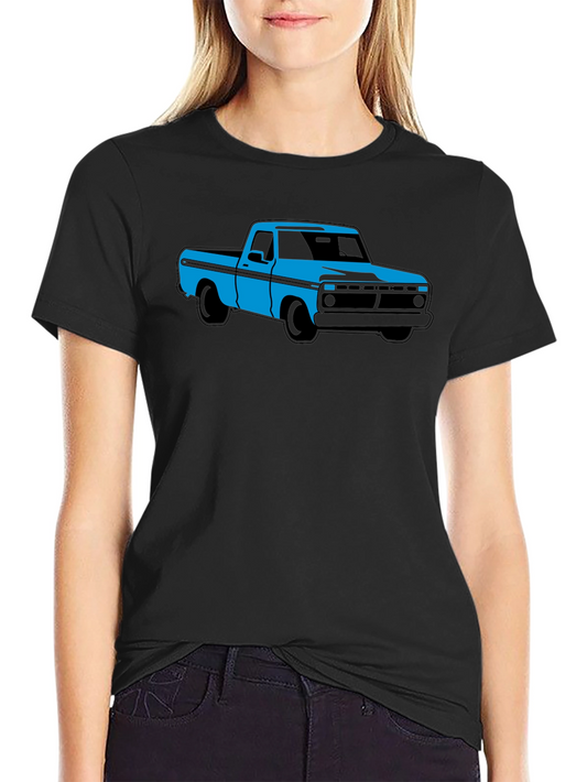Vintage Truck Graphic Tee - Classic Black
