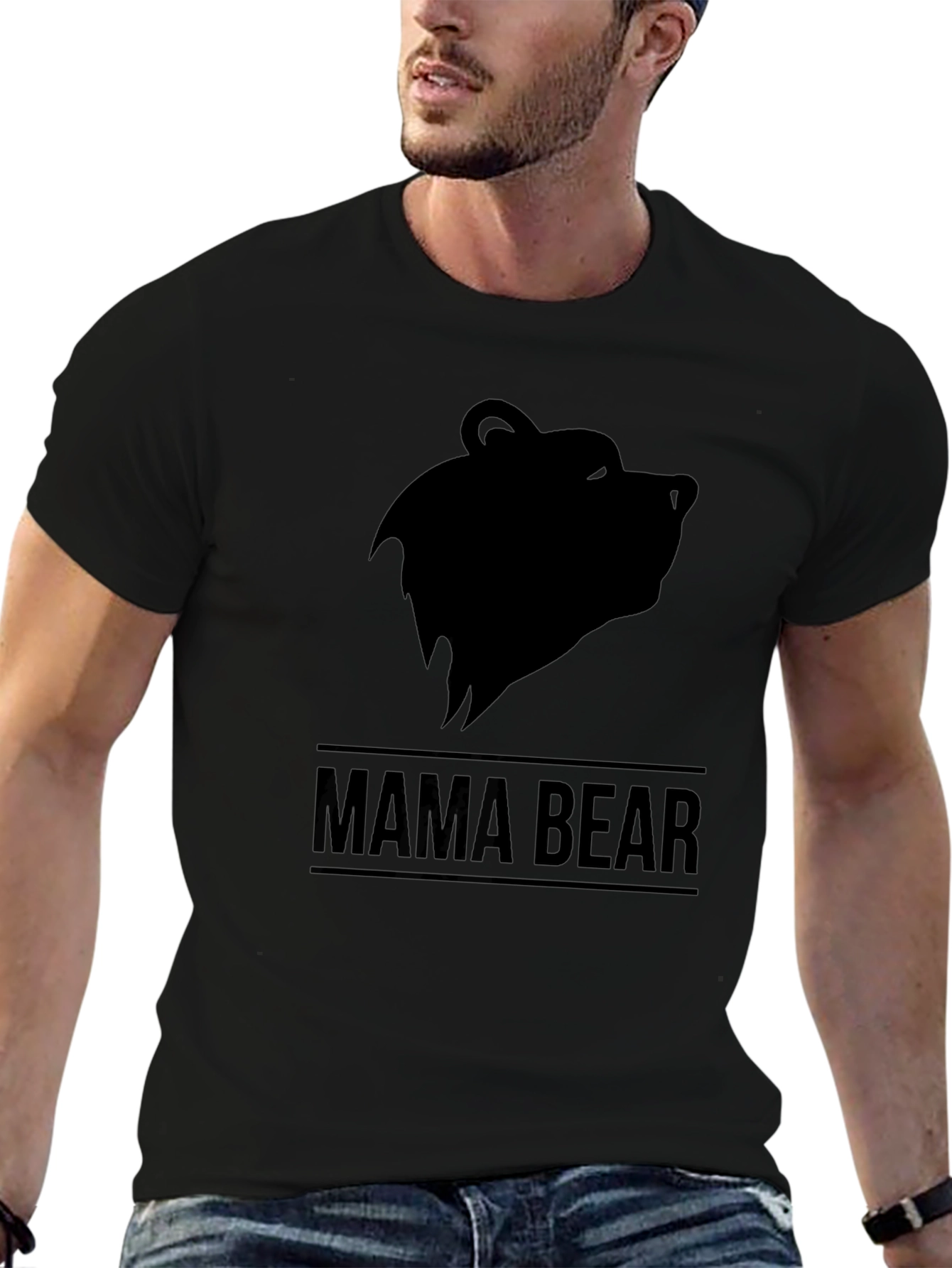 Mama Bear Graphic Tee - Soft Cotton Comfort