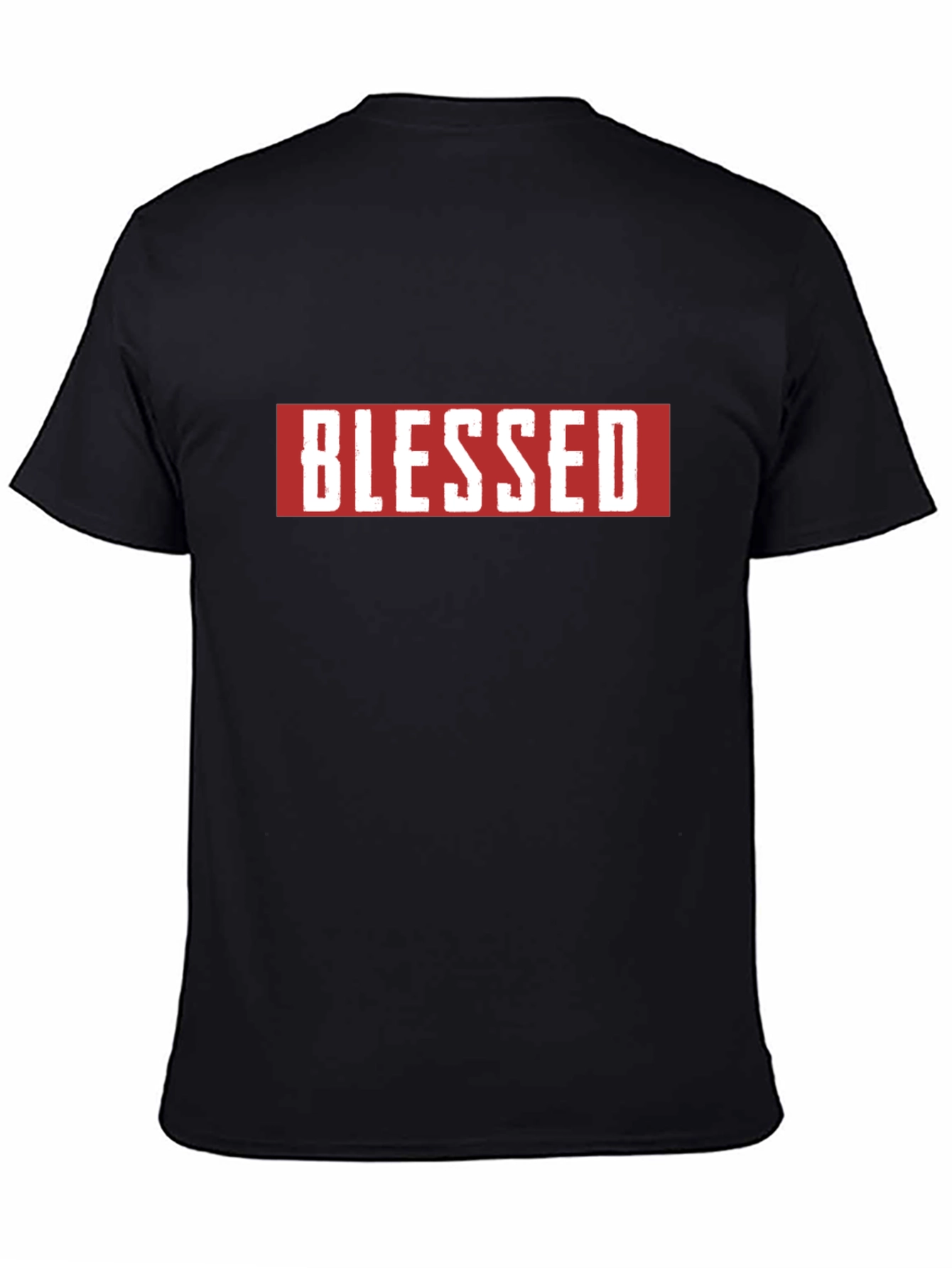 Blessed Graphic Tee - Black Short Sleeve T-Shirt