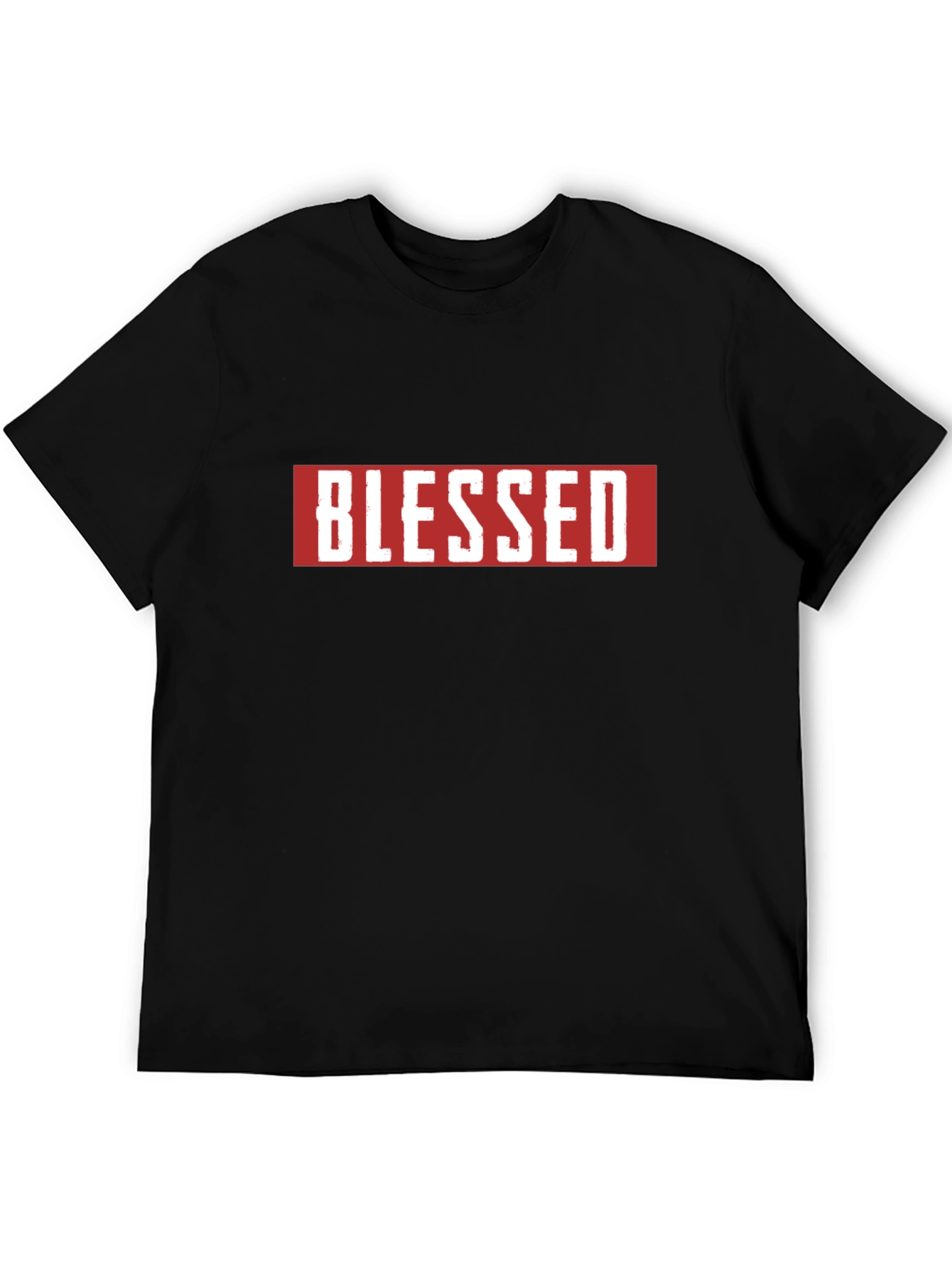 Blessed Graphic Tee - Black Short Sleeve T-Shirt