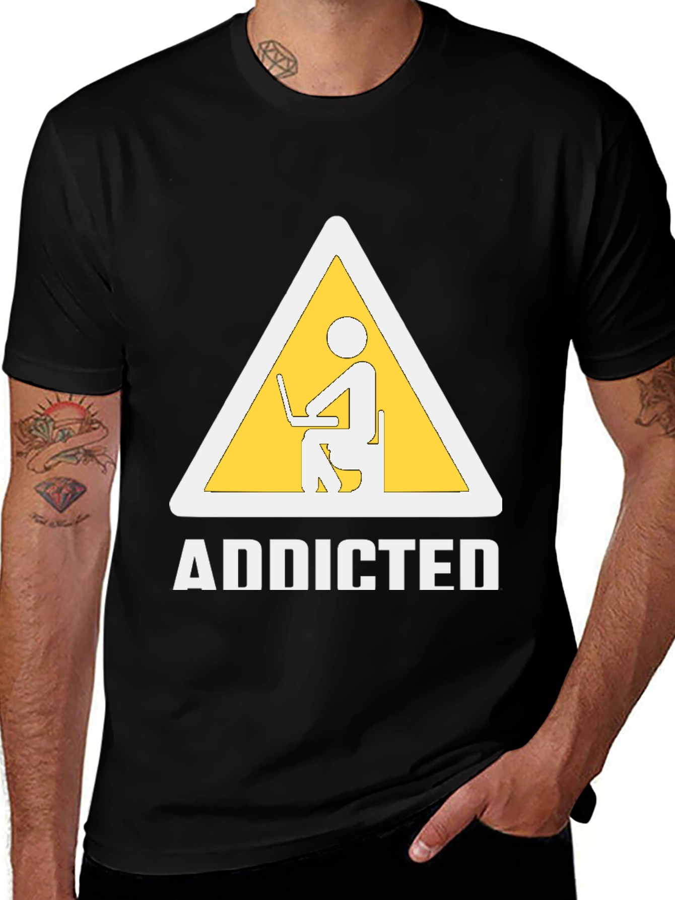 Addicted Programmer Graphic T-Shirt